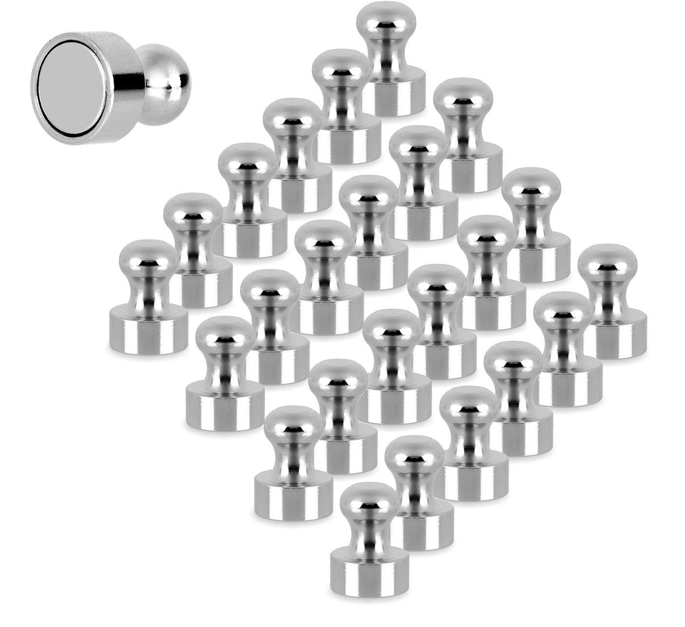 FELIXLEO Magnet Magnet Magnet Neodym Magnet Extra Stark 24 Stück Kegelmagnete (24-St)