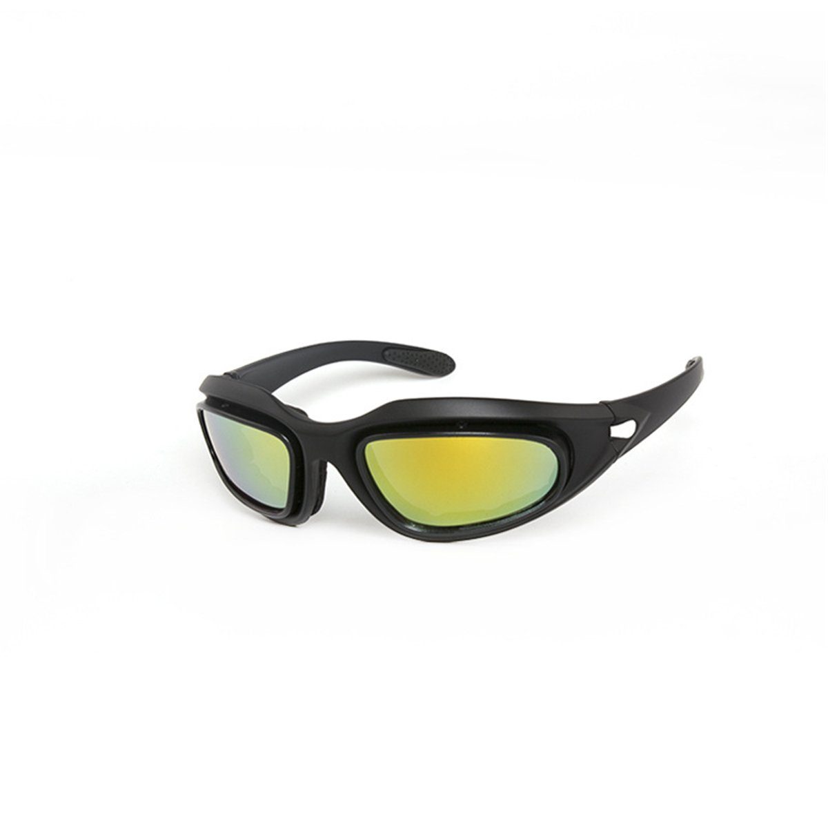 Die Sterne Motorradbrille Fahrrad-Motorradbrille mit Sportliche (1-St) Wechselgläsern, winddichte