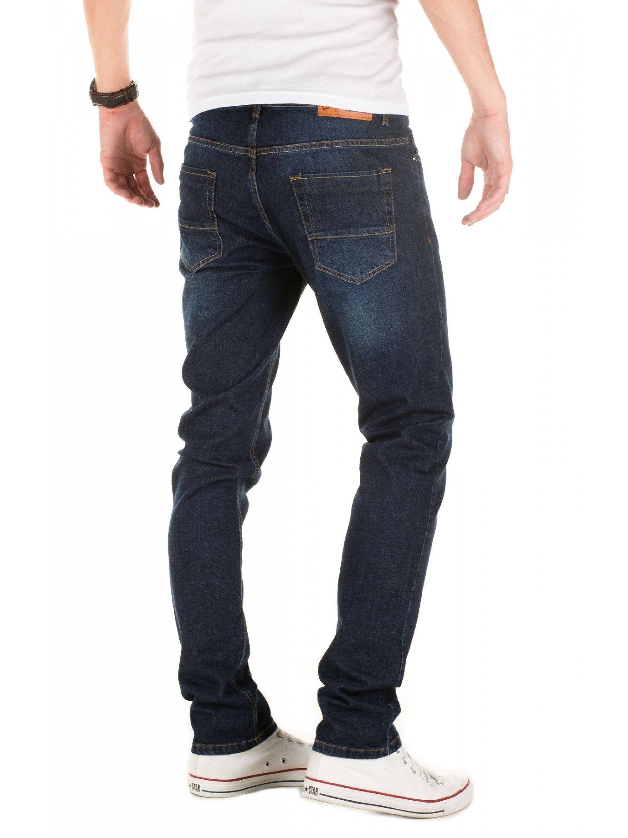 Edvin 304) Slim-fit-Jeans (blue Jeans denim Yazubi Blau