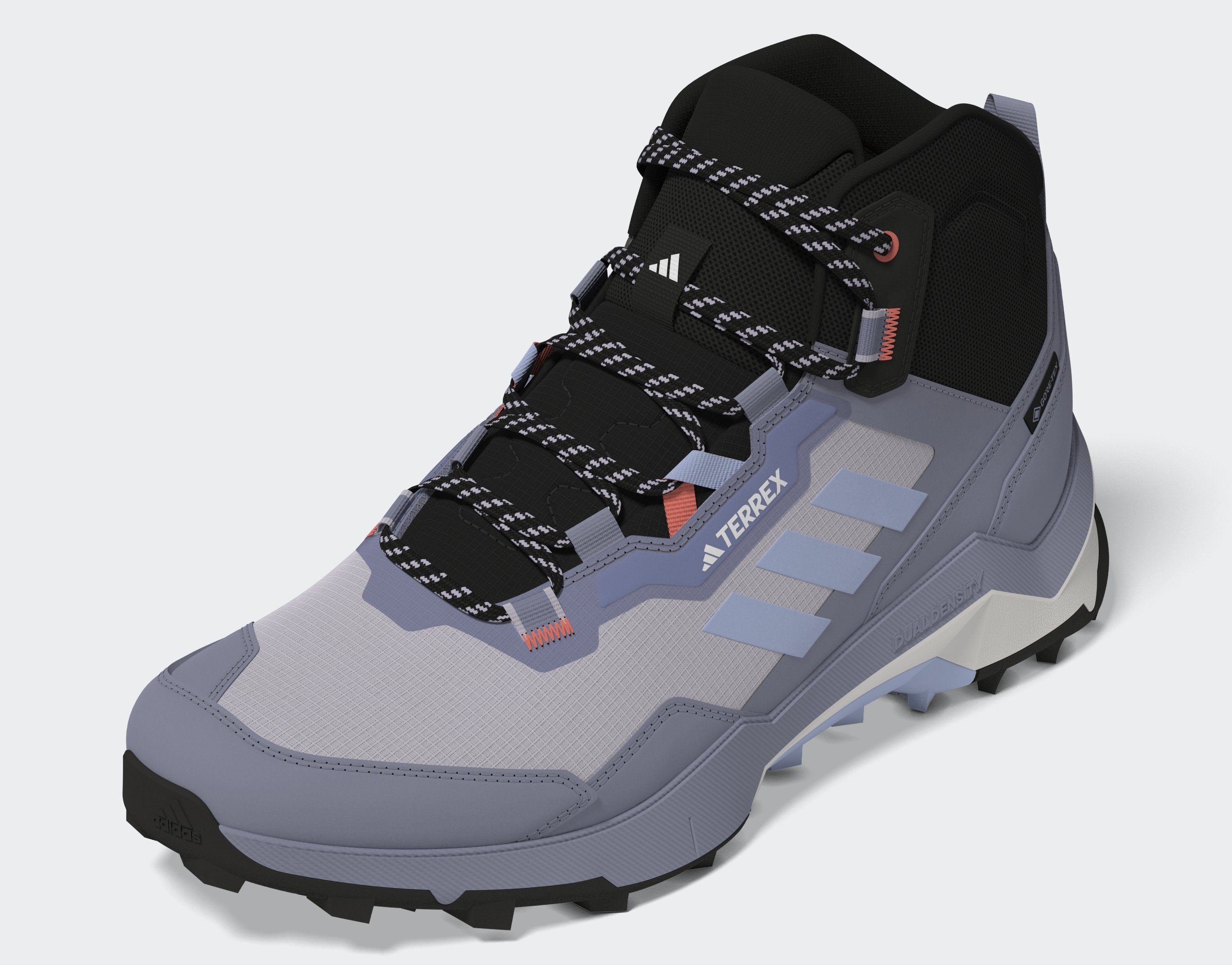 adidas TERREX TERREX AX4 MID GORE-TEX Wanderschuh wasserdicht Silver Violet / Blue Dawn / Solar Gold