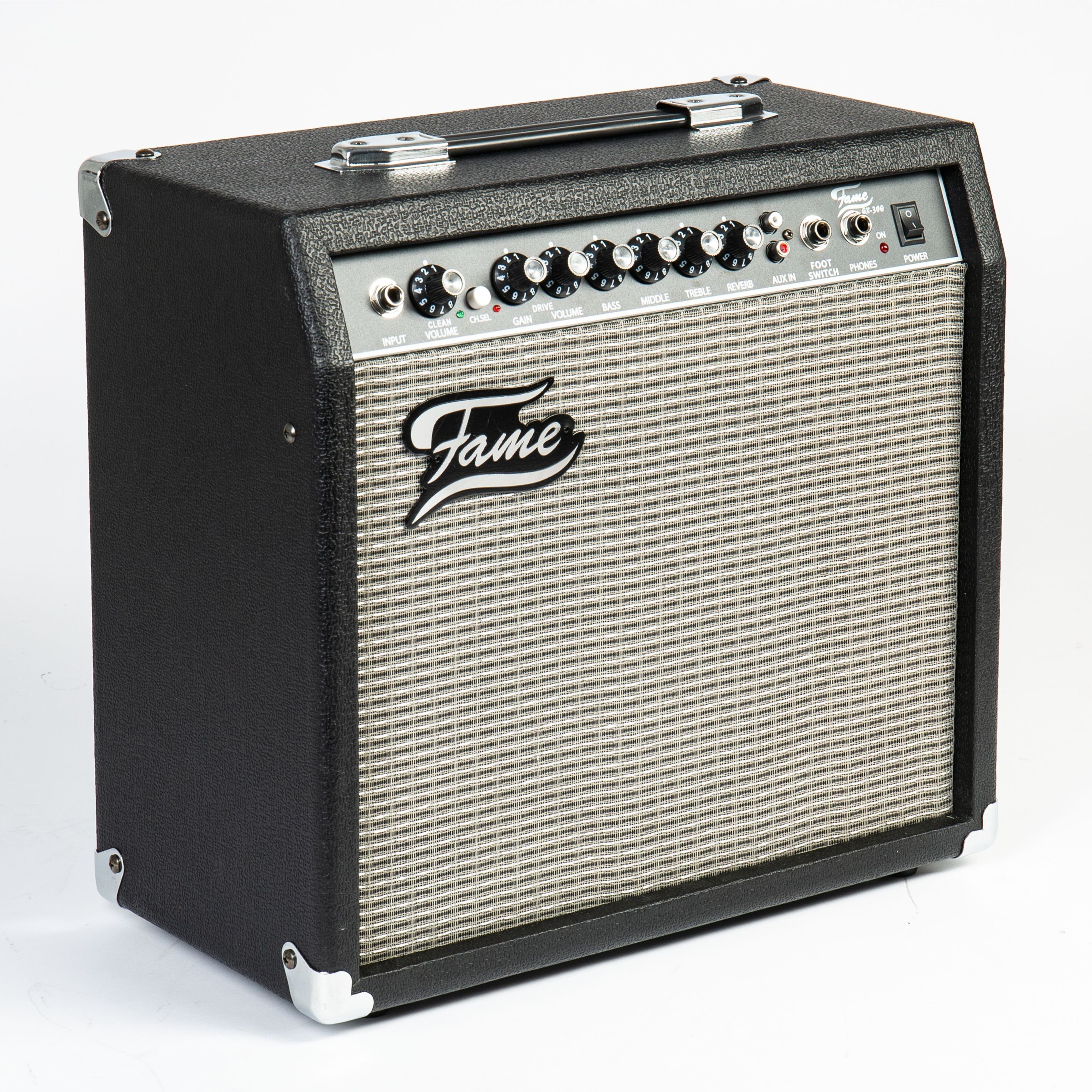 FAME Verstärker (GX-30 Combo Gitarrenverstärker, 30 Watt Verstärker, Combo Verstärker)