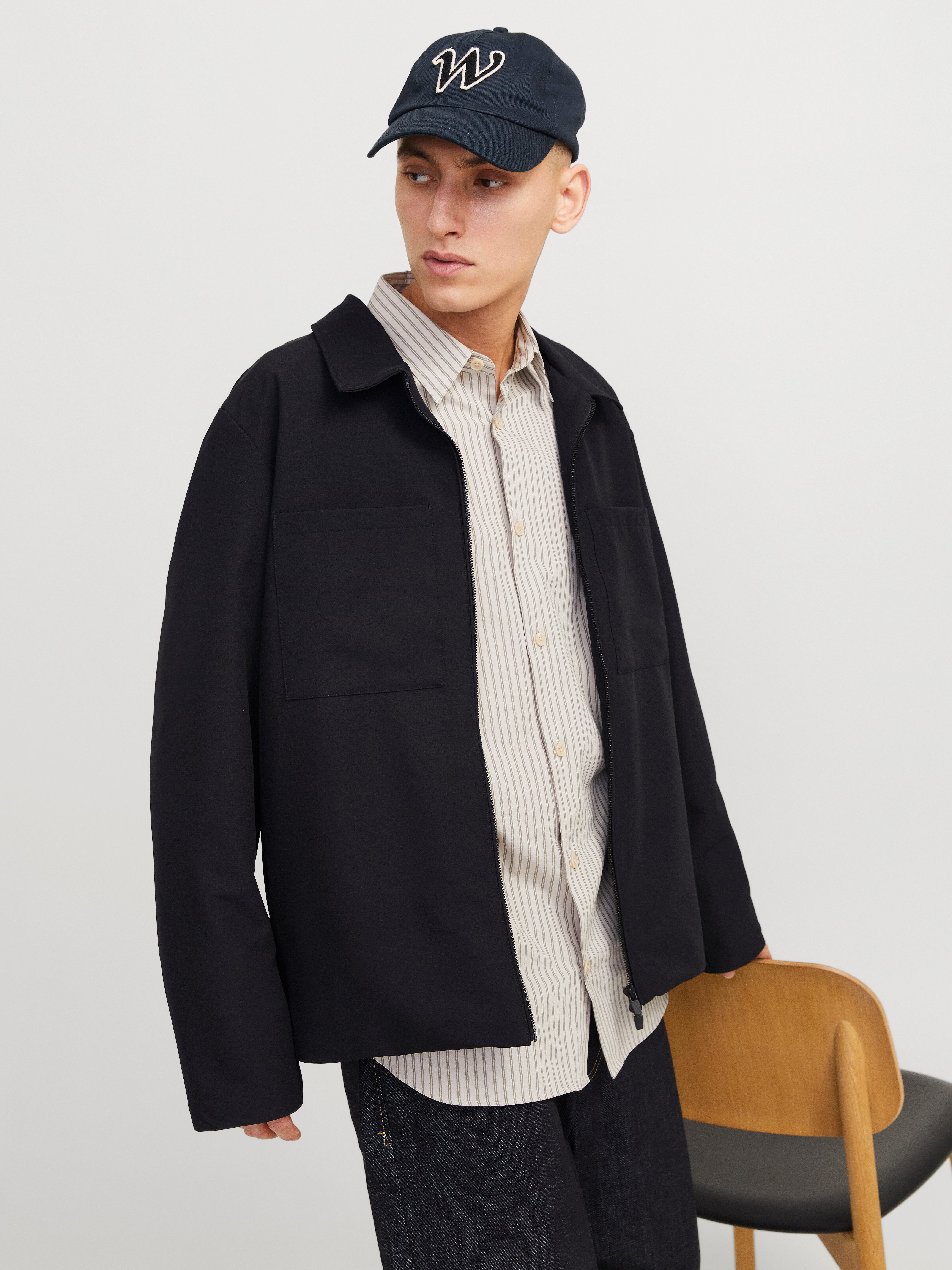 Jack & Jones Hemdjacke JJEPERFECT SHACKET SN mit Brusttaschen günstig online kaufen