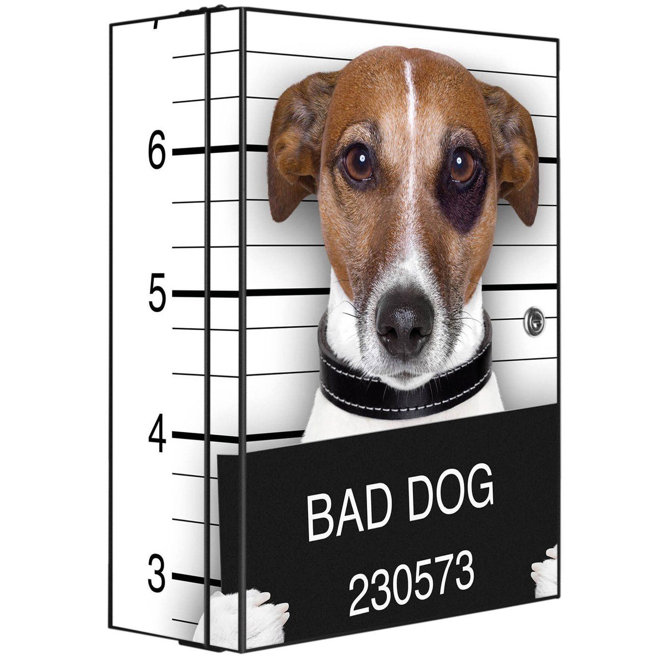 schwarz Fächer) Medizinschrank Dog Jack Stahl 15cm 46 35 x 2 Bad große kleine 3 und banjado x (abschließbar, Russel