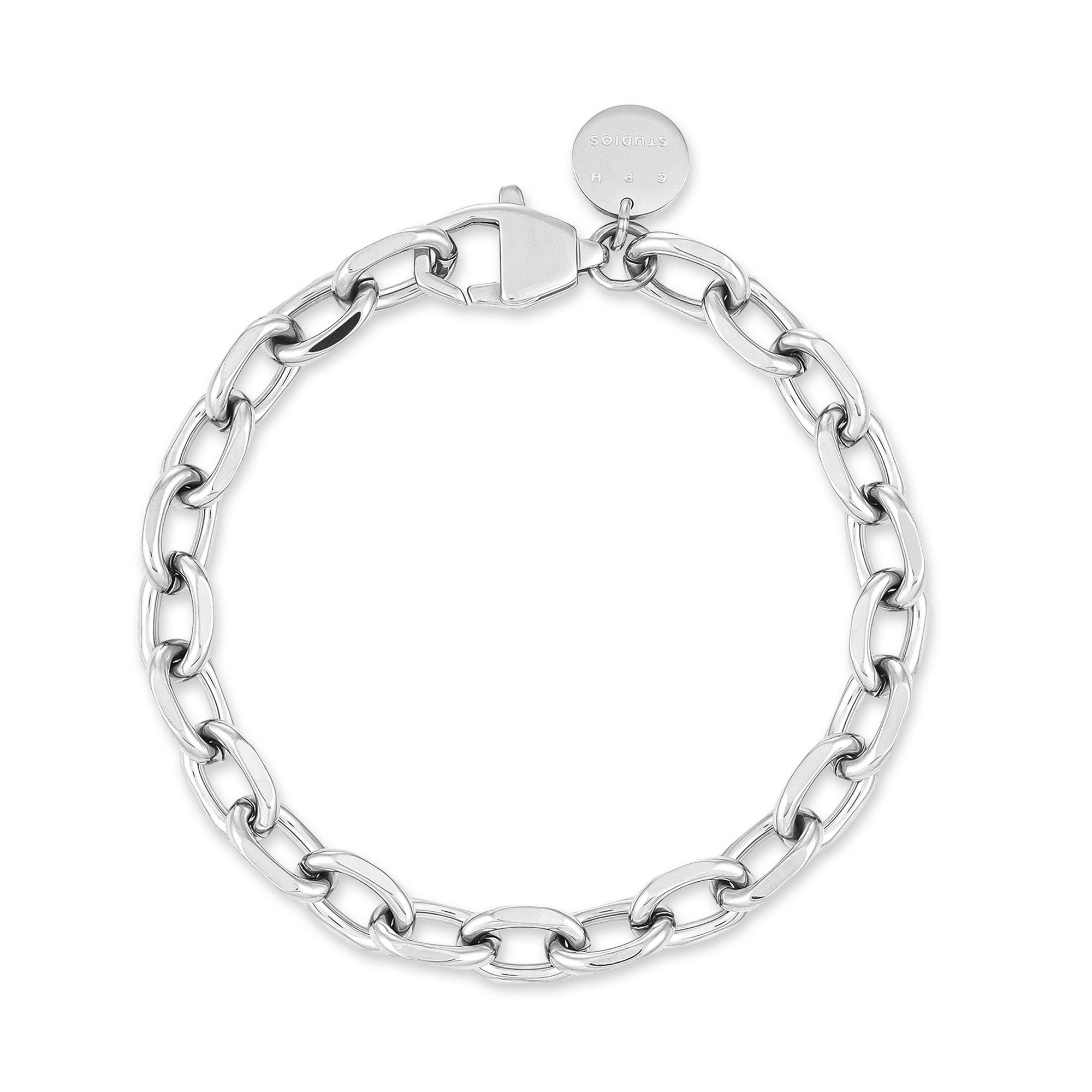 Edelstahlarmband Schmuck Geschenk Edelstahl Armkette Basic Chunky