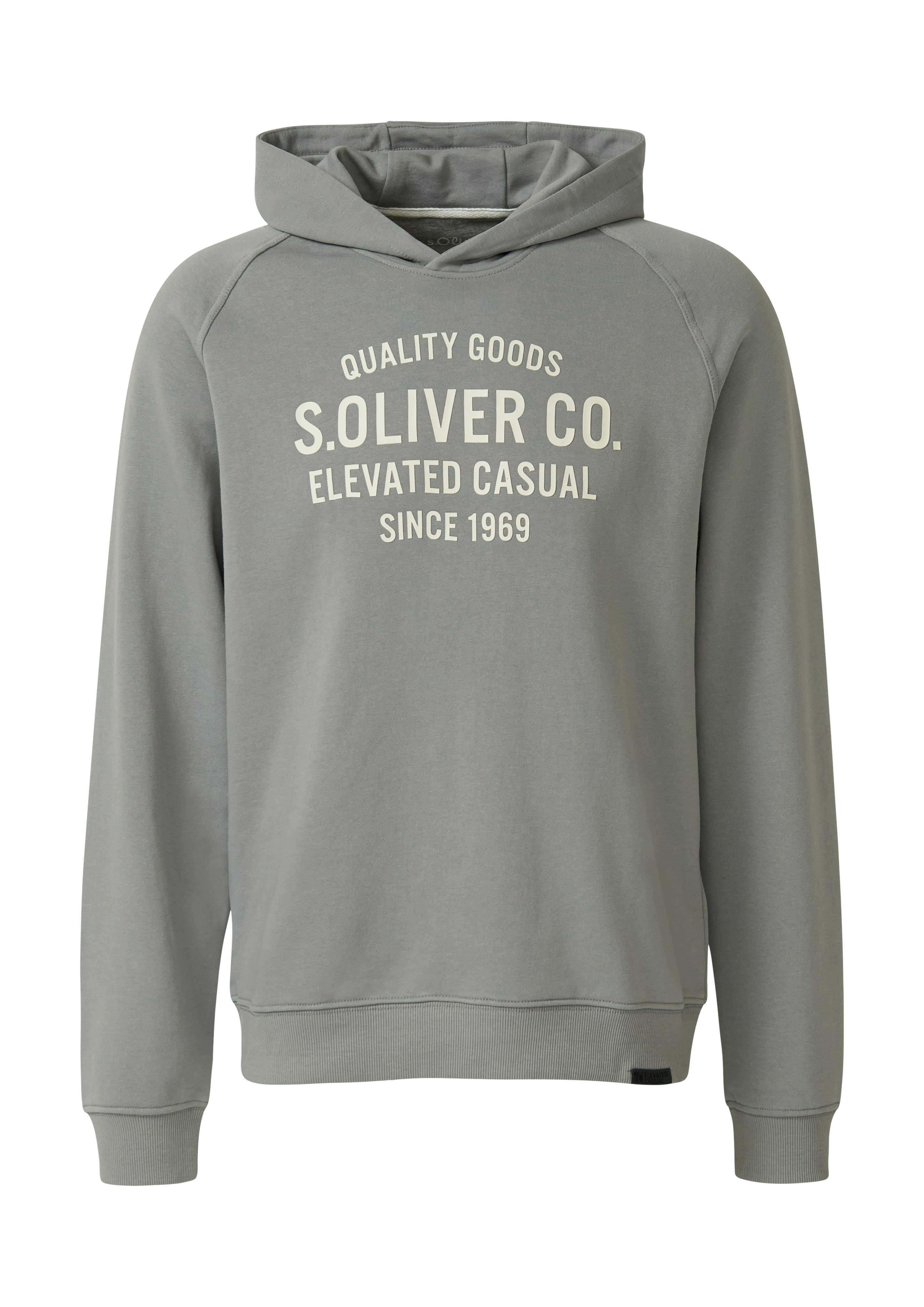 s.Oliver Hoodie mit Logo Print