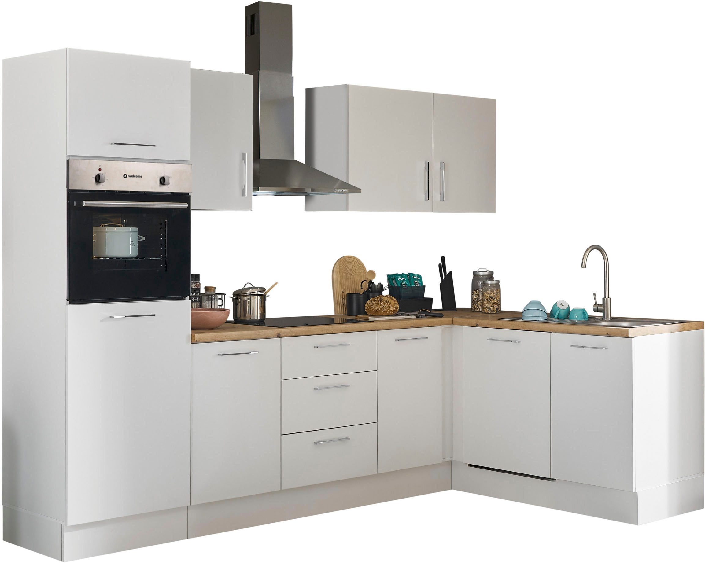 BASIC by Balculina Winkelküche Turin, Stellbreite günstig online kaufen