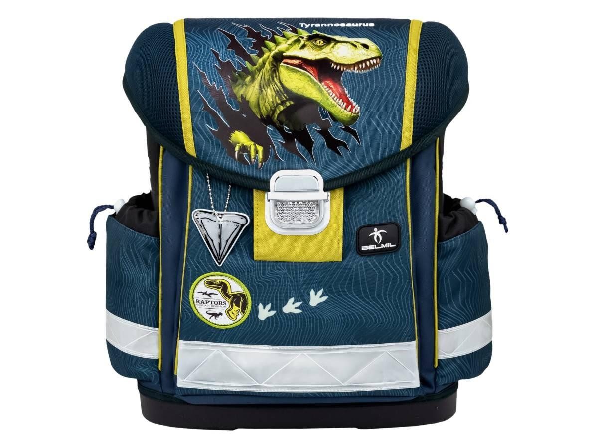 Belmil Schulranzen "Classy" 2026 Set 1. Klasse neue Designs, Dino, 4tlg.,1. Klasse, Grundschule, Einschulung, Jungen