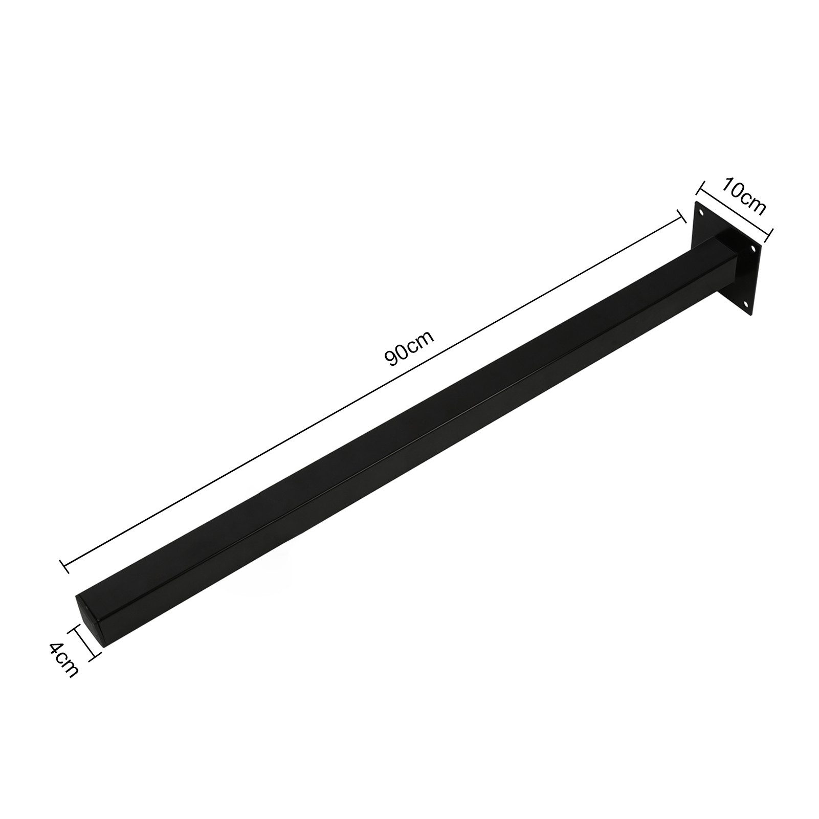 JEOBEST Tischbein 4 Stück Tischbeine Metall Möbelfüße, Höhe 90cm, DIY Möbel Tischfüße, für Couchtisch, Schreibtisch, Nachttisch, Bank – Bild 4 von 5