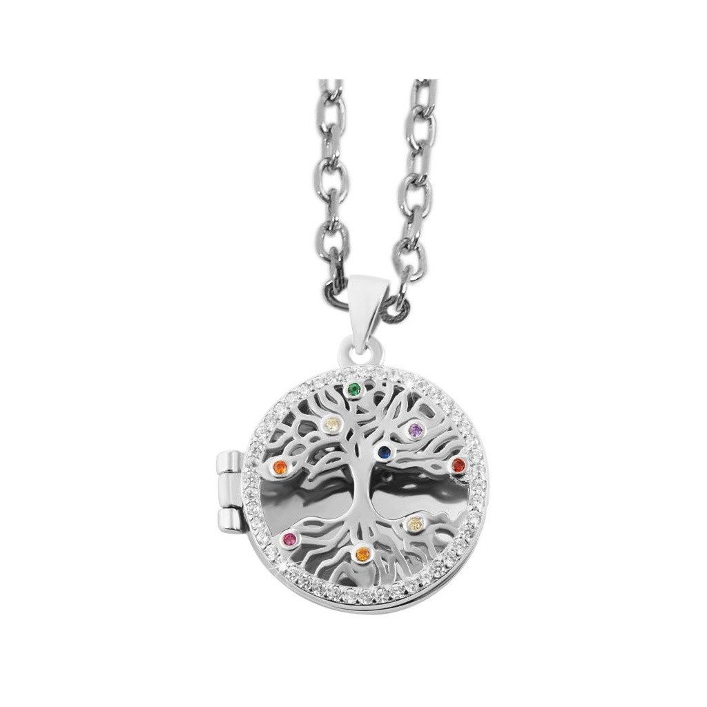 AKZENT Kettenanhänger "Siham" aus 925 Sterlingsilber, rhodiniert, langlebig (Einzeln), Damen AnhÃ¤nger