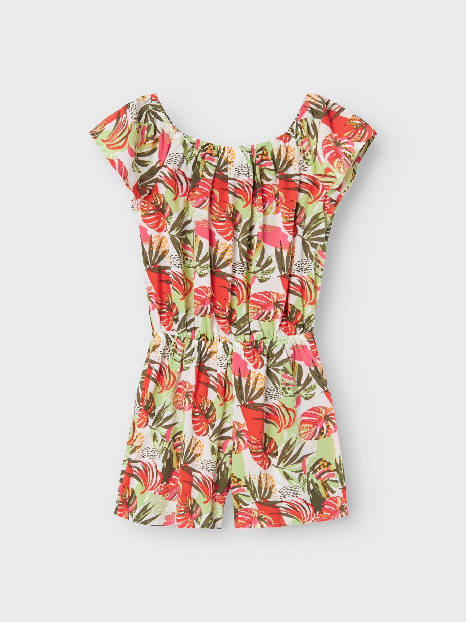 Name It Spitzenkleid - Lässiger, markantes Muster (knielang) NKFVINAYA SS PLAYSUIT FFFFF NOOS