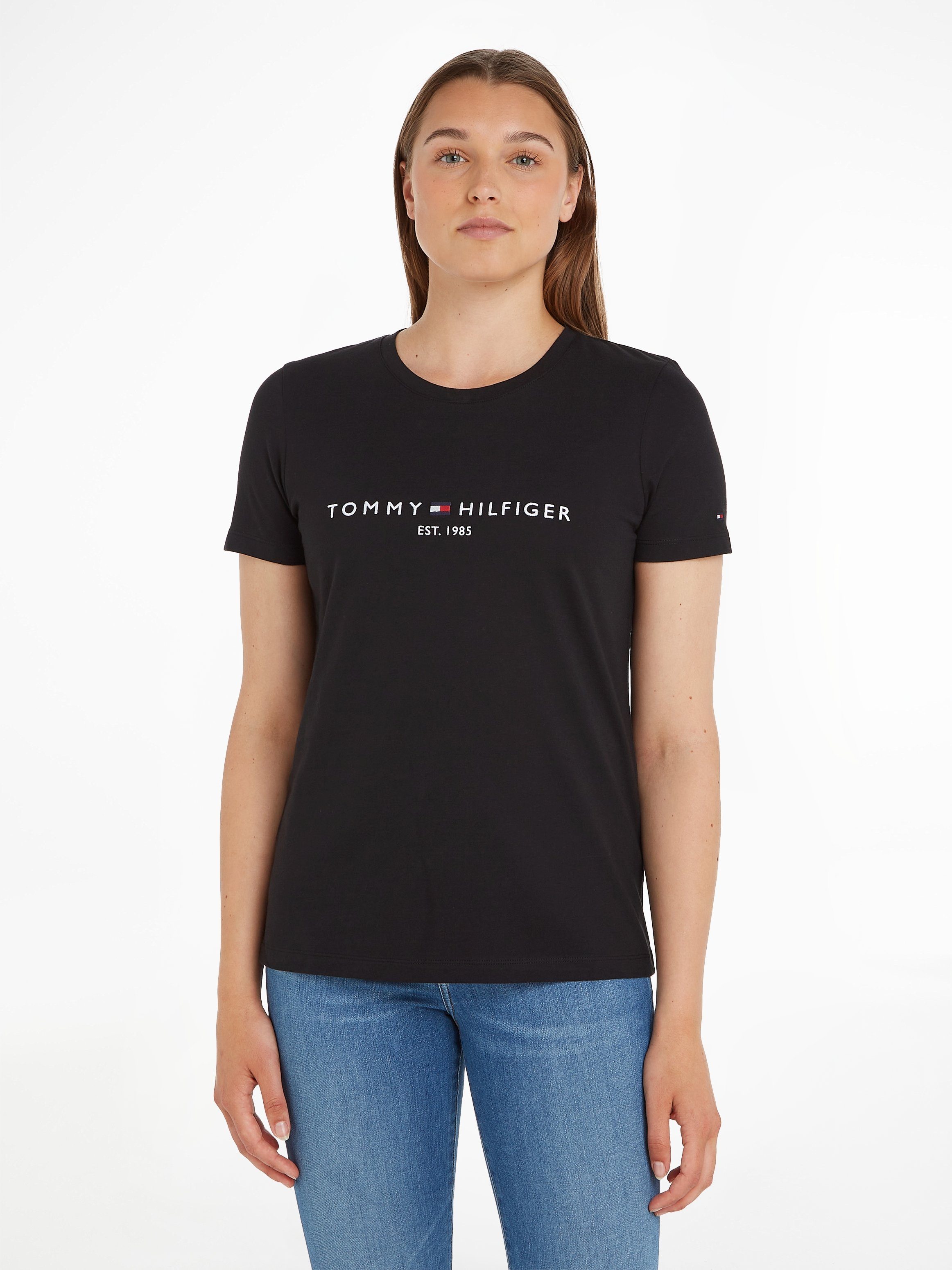 Tommy Hilfiger Rundhalsshirt HERITAGE HILFIGER C-NK günstig online kaufen