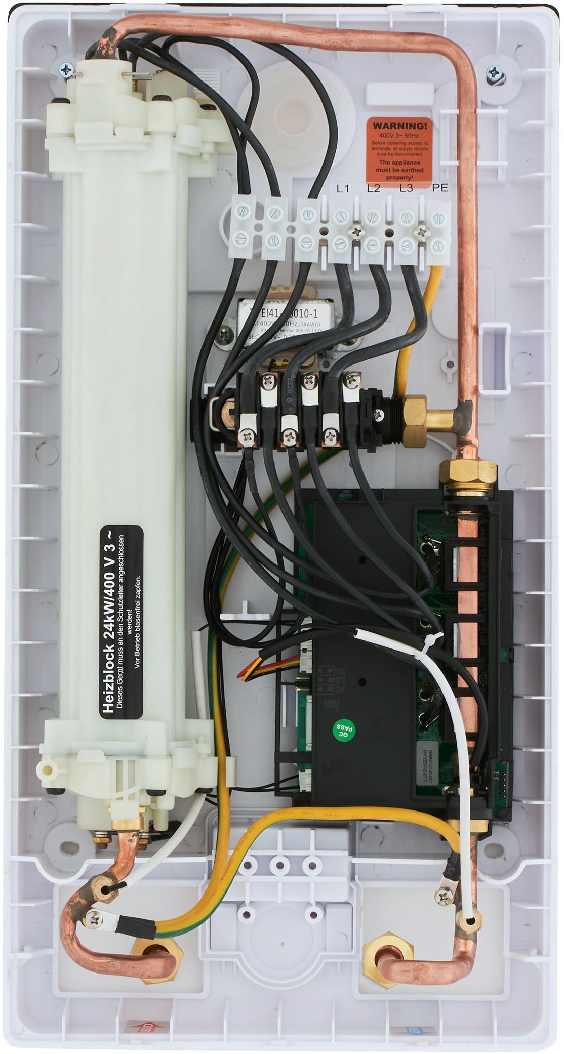 Thermoflow Durchlauferhitzer Thermoflow Elex 3 in 1, elektronisch, max. 55 °C, Für Nennleistung: 18 / 21 / 24 kW geeignet