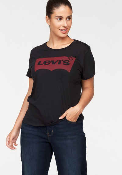 Levi's® Plus T-Shirt Perfect Tee mit Batwing-Logo