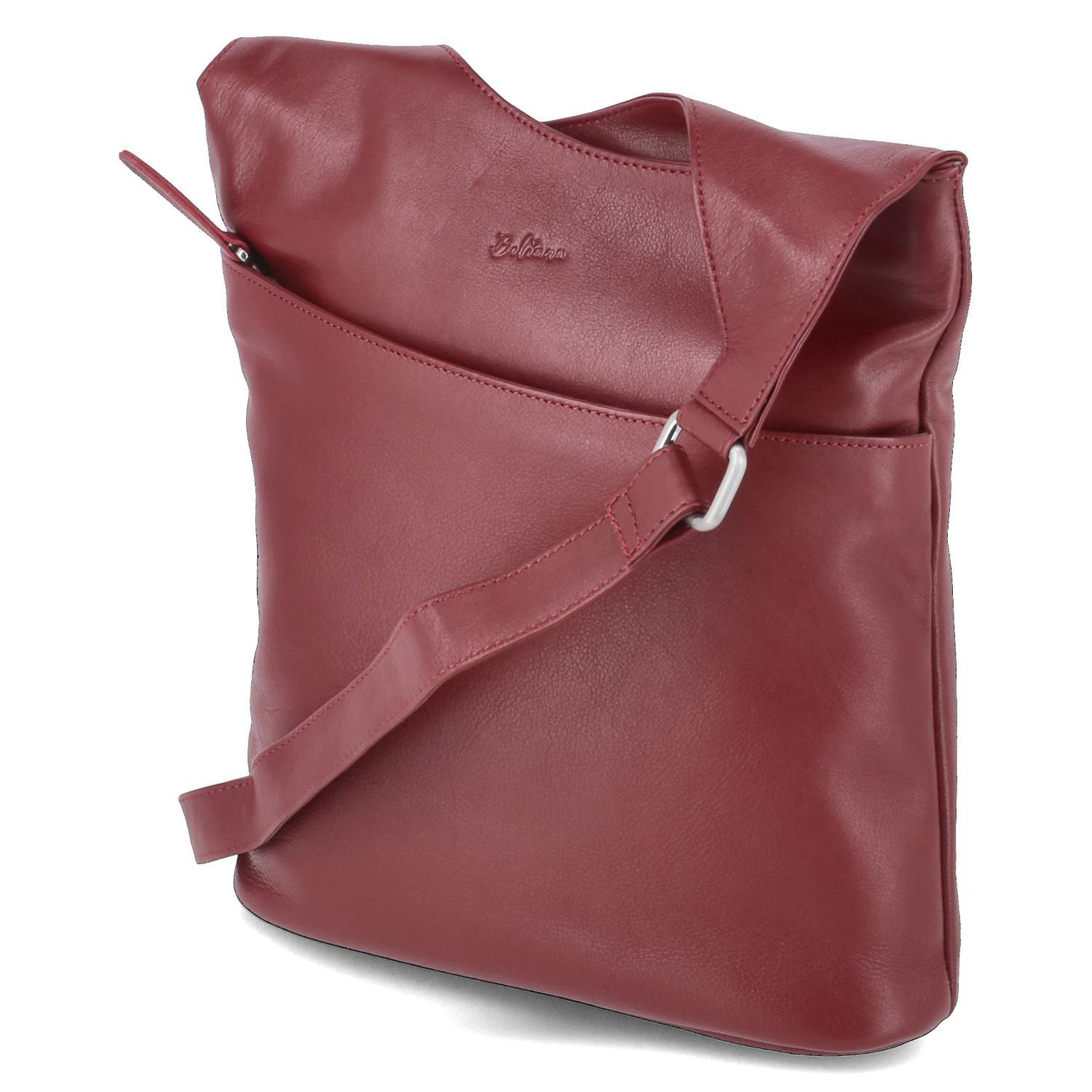 Handtasche Beliana BEL5304-07 Damen Umhängetaschen Glattleder red