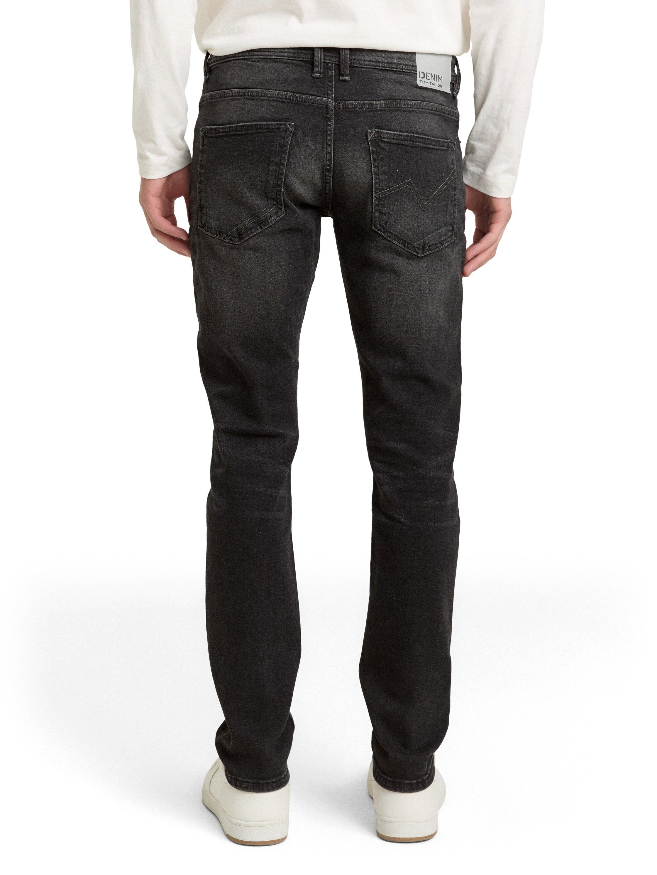 TOM TAILOR Denim Slim-fit-Jeans PIERS Slim fit mit etwas niedrigerer Leibhöhe