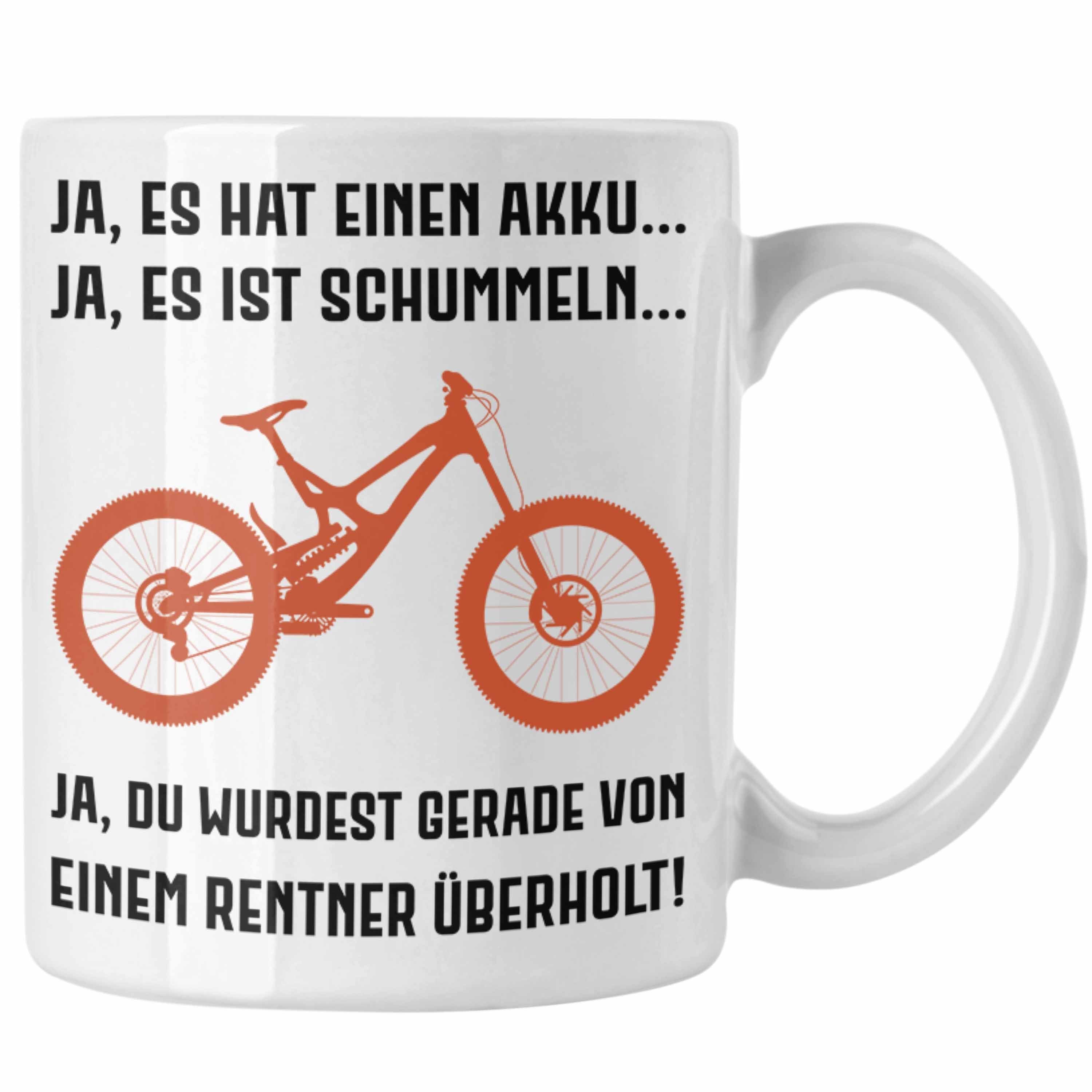 Trendation Tasse Trendation - Elektrofahrrad E-Bike Tasse mit Spruch Geschenk Ebike Lus