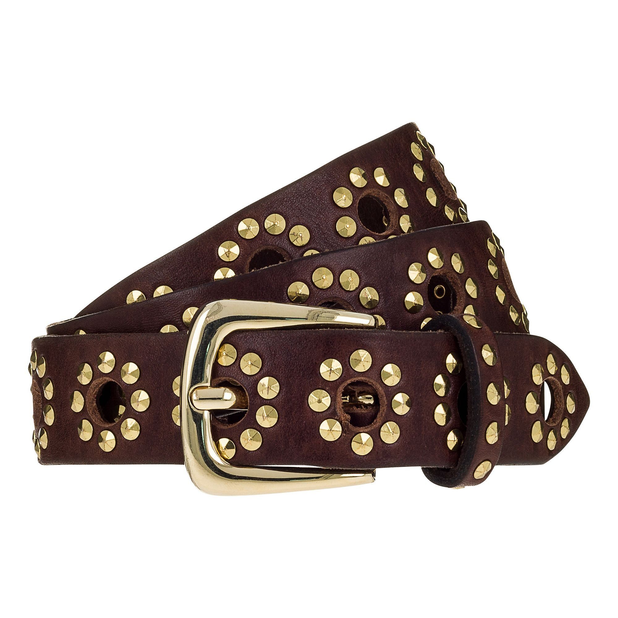 b.belt Ledergürtel Dornschließe