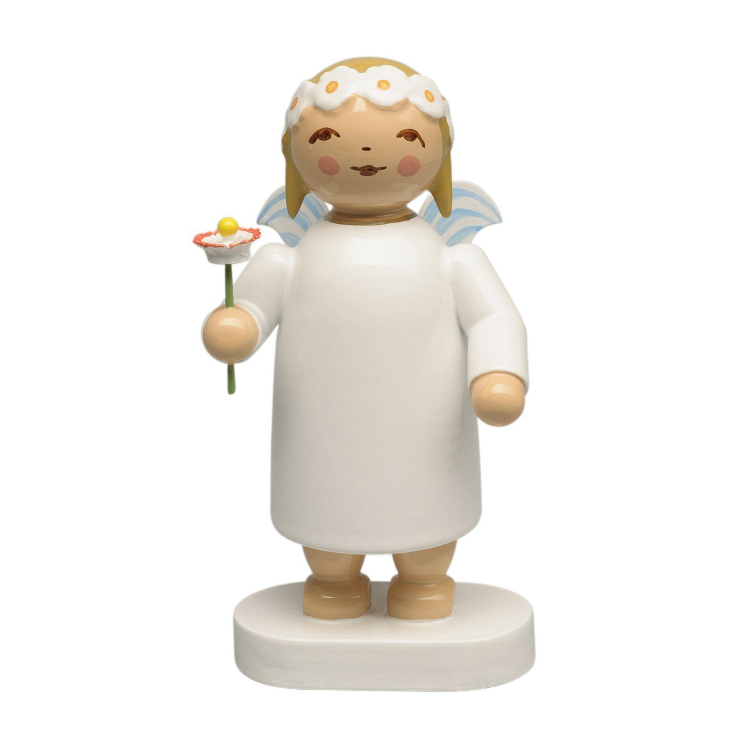 Wendt & Kühn Sammelfigur Margeritenengel mit Blume für Buchstaben 634/23/1