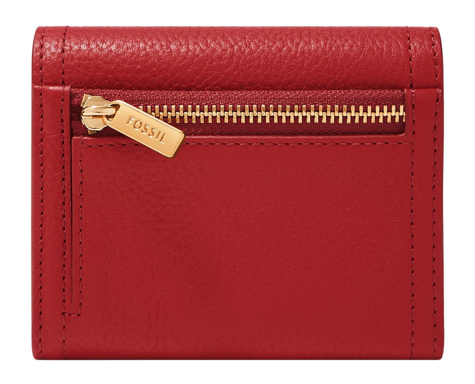 Fossil Geldbörse Trifold, aus echtem Leder mit RFID-Blocker Schutz