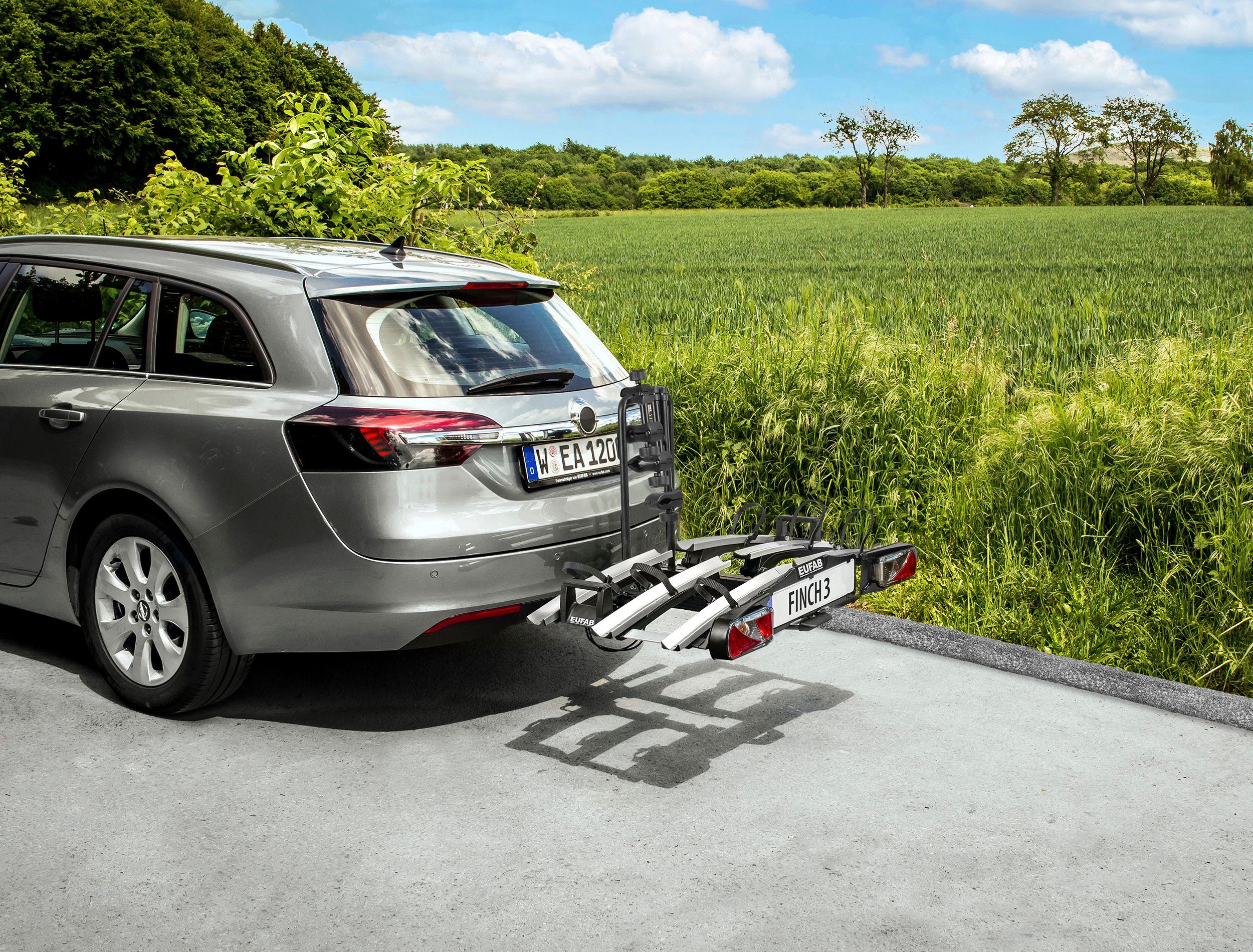 EUFAB Kupplungsfahrradträger, für max. 3 Räder