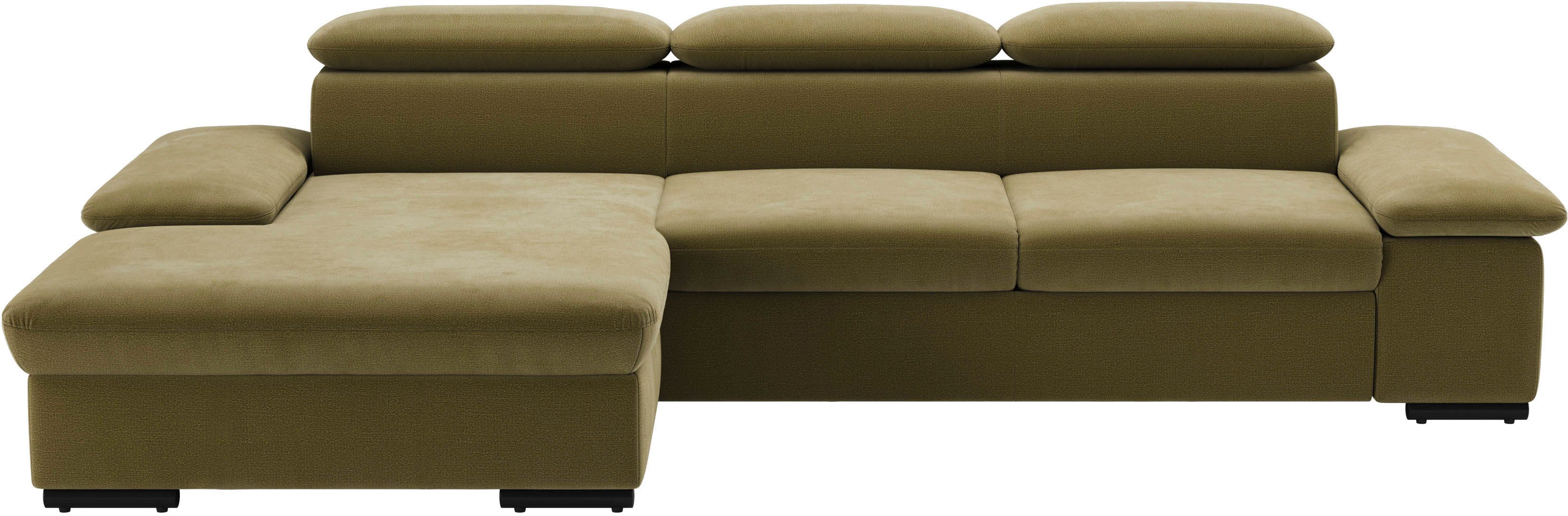 sit&more Ecksofa "Alcudia L-Form", wahlweise mit Bettfunktion günstig online kaufen
