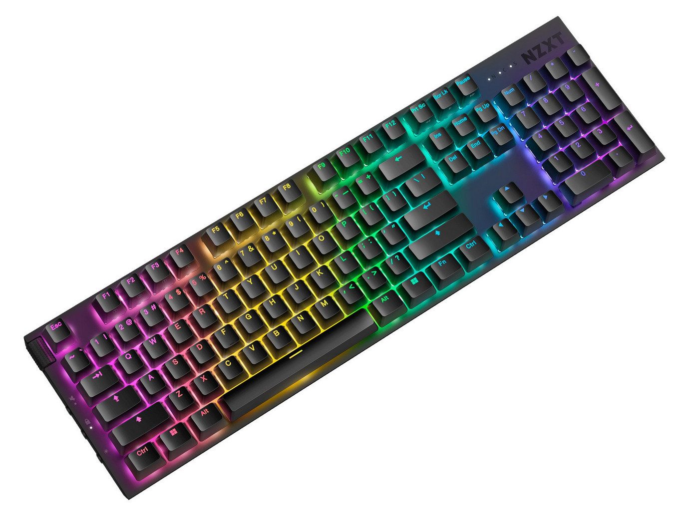 NZXT NZXT Function 2 2024 Gamingtastatur - RGB - Schwarz - DE (QWERTZ) Gaming-Tastatur