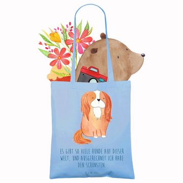 Mr. & Mrs. Panda Tragetasche Hund Cavalier King Charles Spaniel - Sky Blue - Geschenk, Einkaufstas (1-tlg), Modisches Design