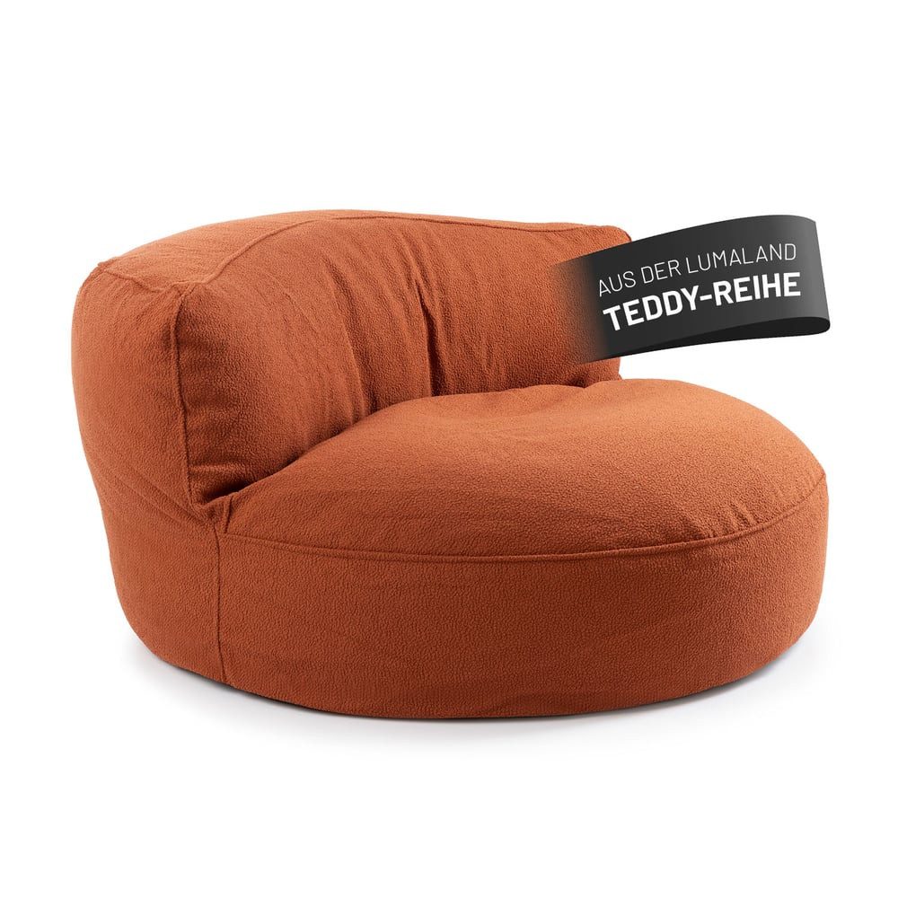 Lumaland Loungeset Sitzsack Lounge Teddy 320L, Indoor-Bezug - weich waschba günstig online kaufen