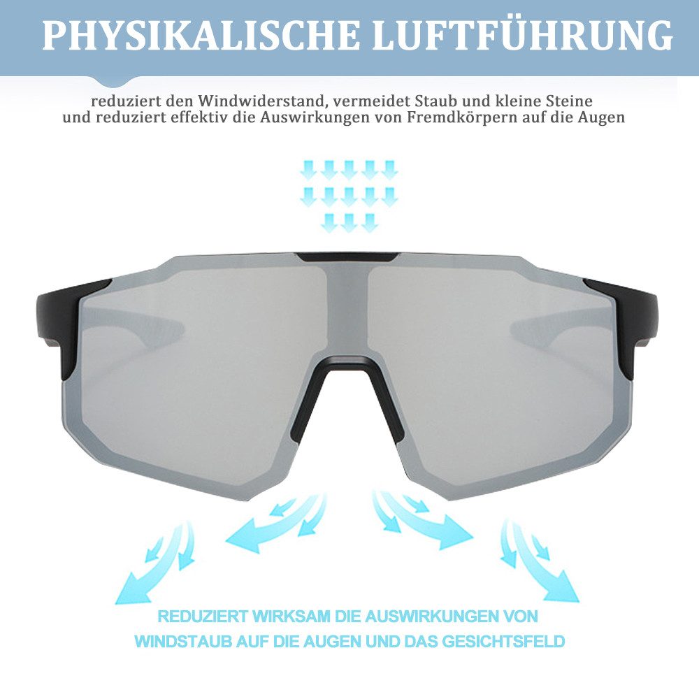 ZEUOPQ Fahrradbrille Fahrradbrille Schutzbrille Sonnenbrille Radsportbrille günstig online kaufen