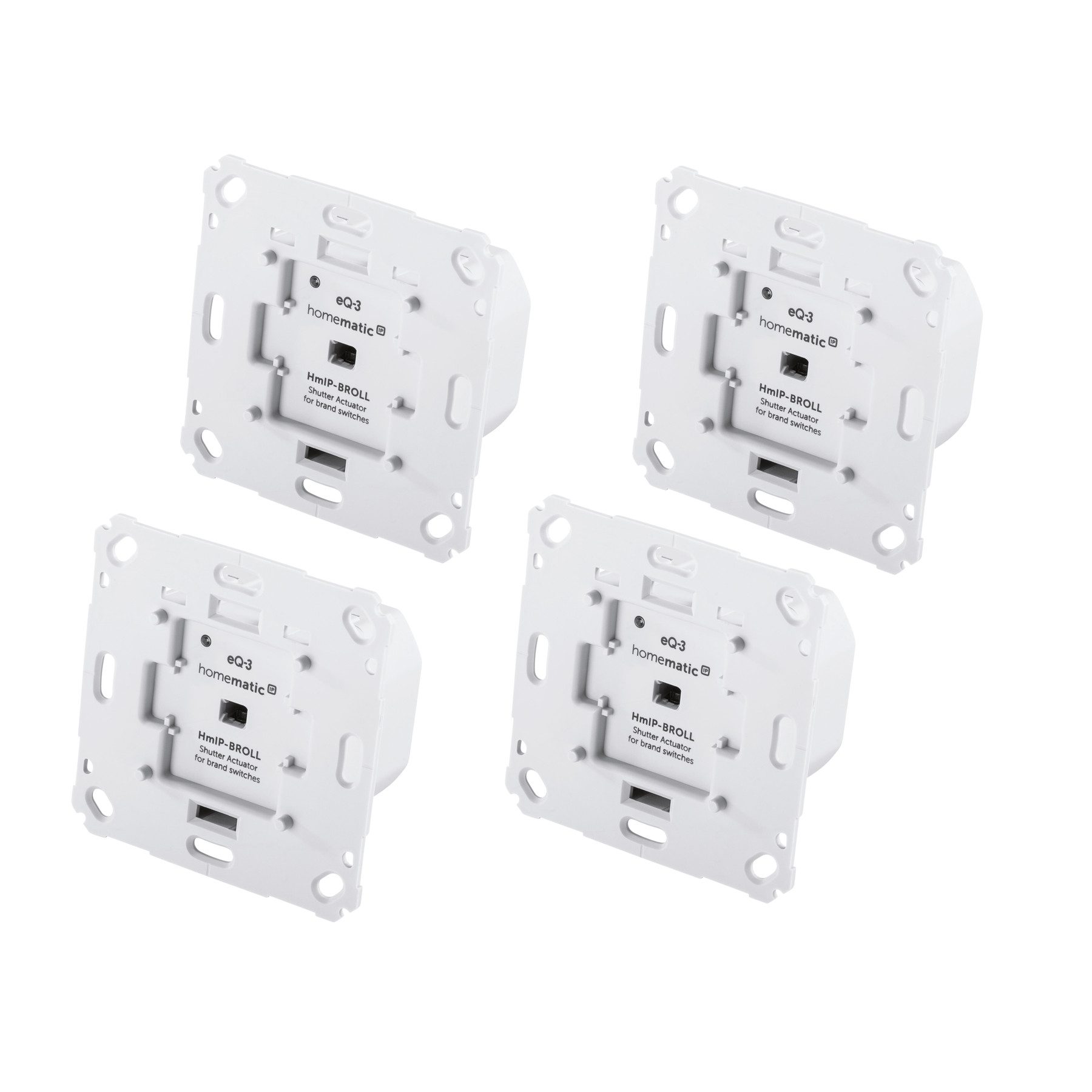 Homematic IP Rollladenmotor HOMEMATIC IP Smart Home 151322A0, Rollladenaktor, 4 Stück