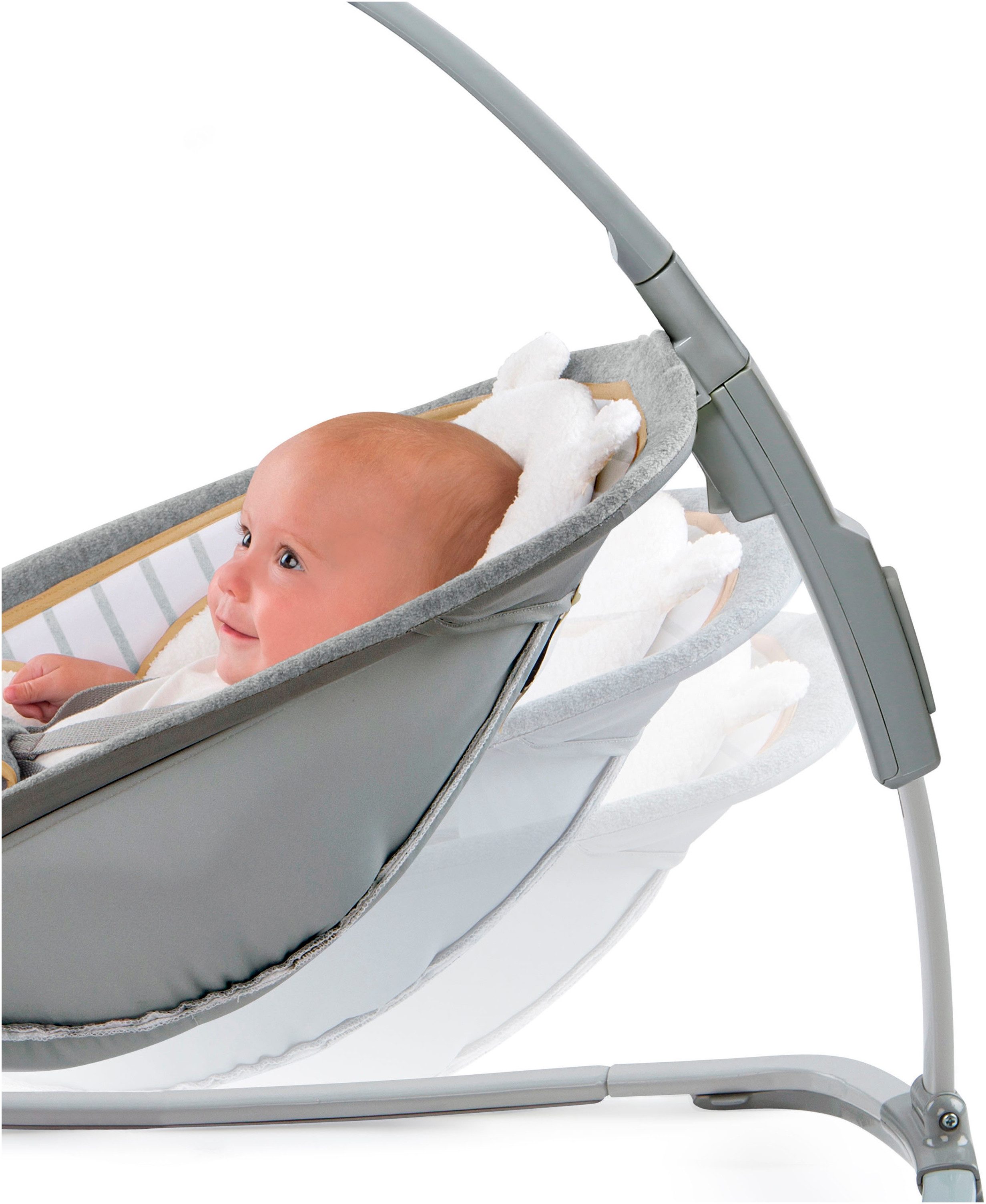 ingenuity Babywippe Rocking Seat - Bella Teddy, mit Sound-Effekt