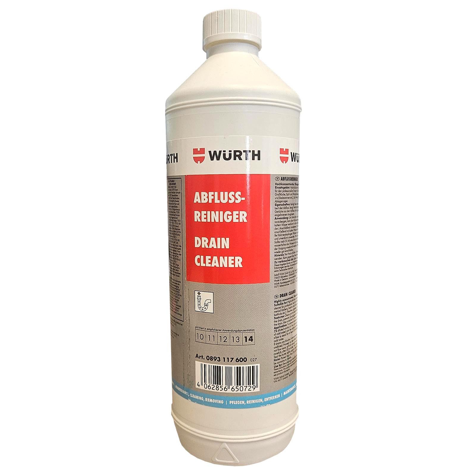 Abflussreiniger Flüssig Rohrfrei Abflussfrei 1000 ml 0893117600 Rohrreiniger