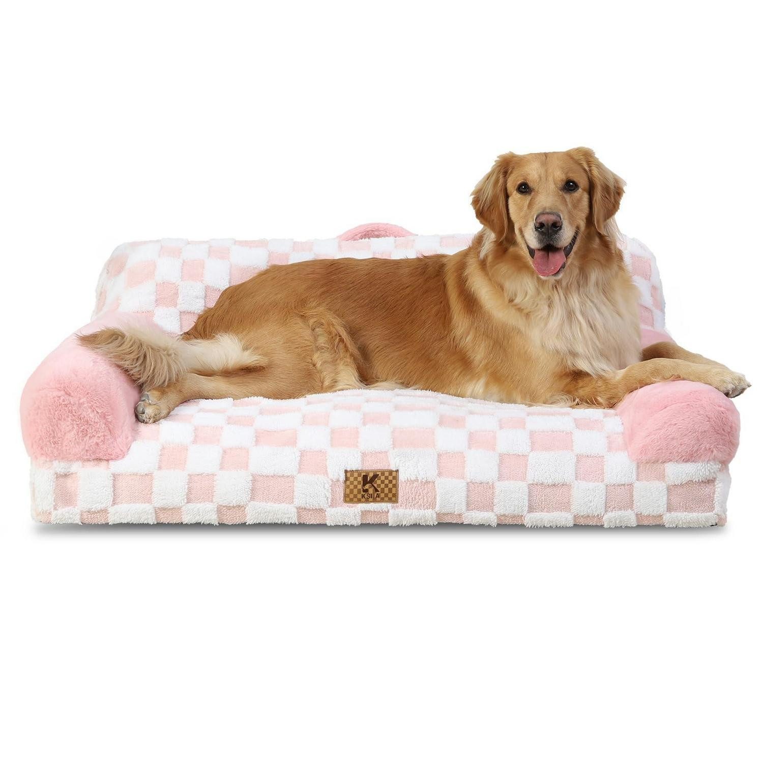 LuxusKollektion Tiersofa Katzen-/Hundebett Flauschig 104x69cm Rosa