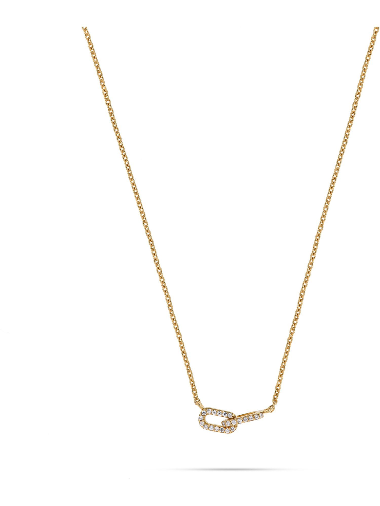 Silberkette CHRIST Damen-Kette 925er Silber, recycelt Zirkonia