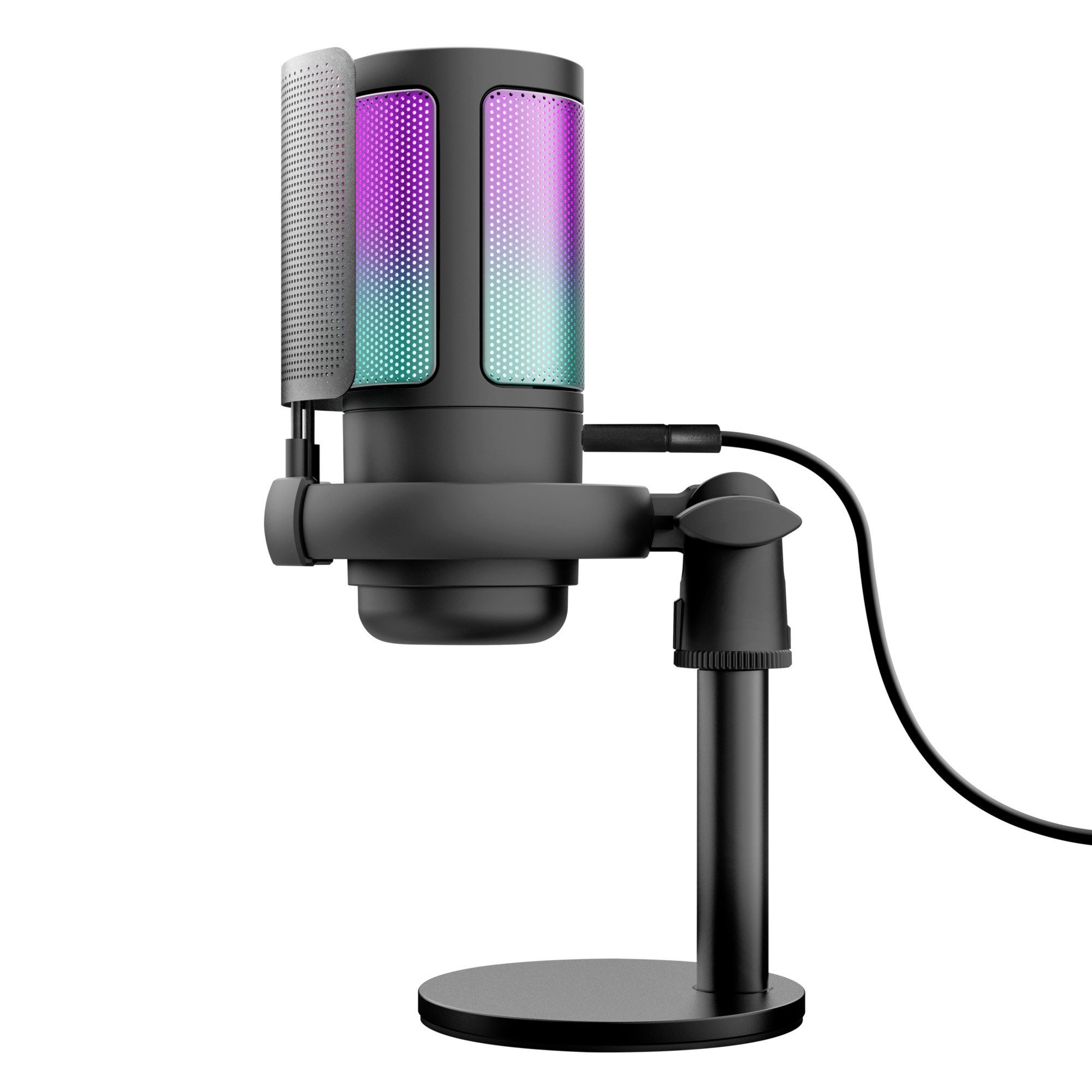 Trust Mikrofon GXT238 AURON USB Gaming Mikrofon mit Beleuchtung