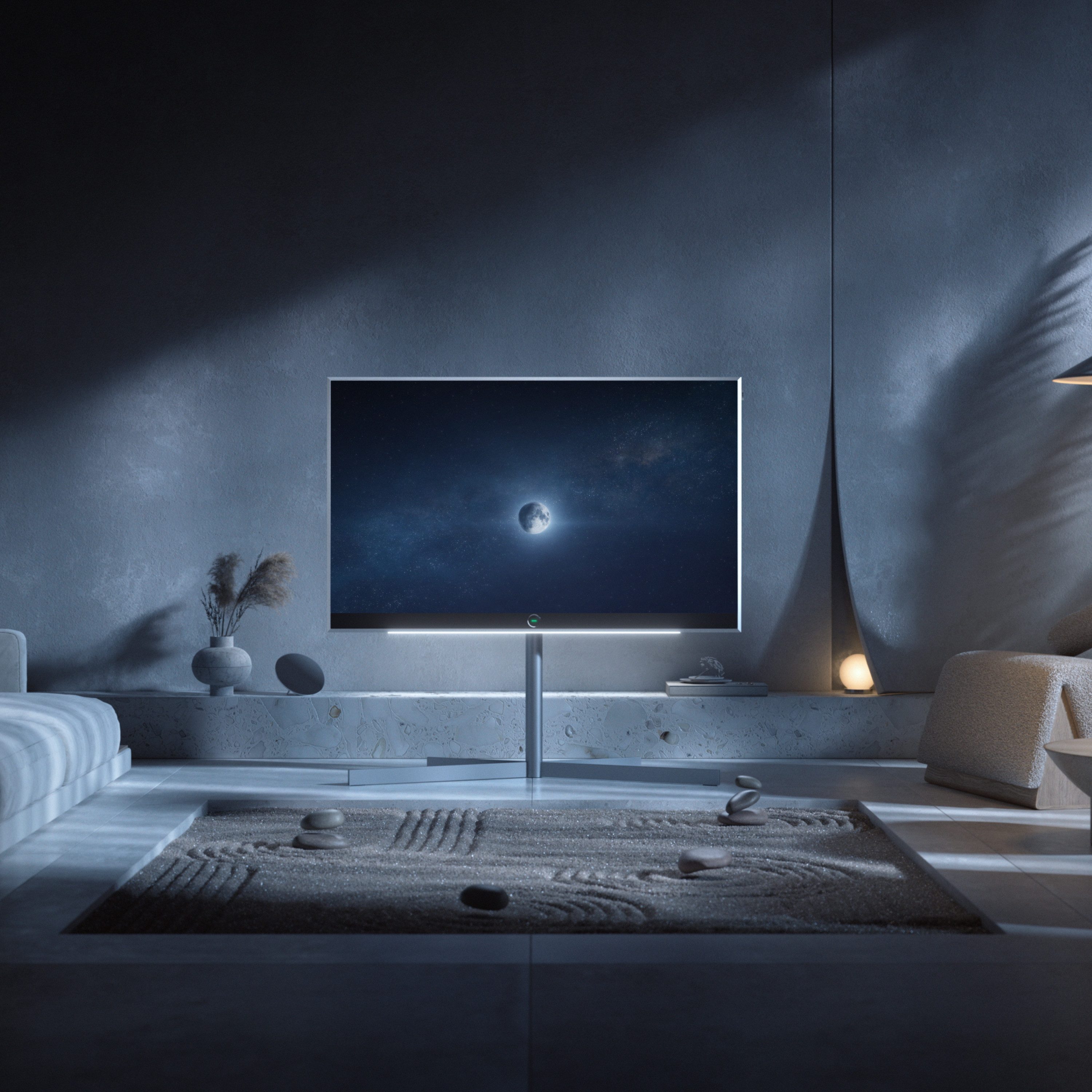 Loewe Loewe stellar vidaa OLED-Fernseher (121 cm/48 Zoll, 3840 x 2160, Made in Germany, 5 Jahre Garantie durch Registrierung bei Loewe)