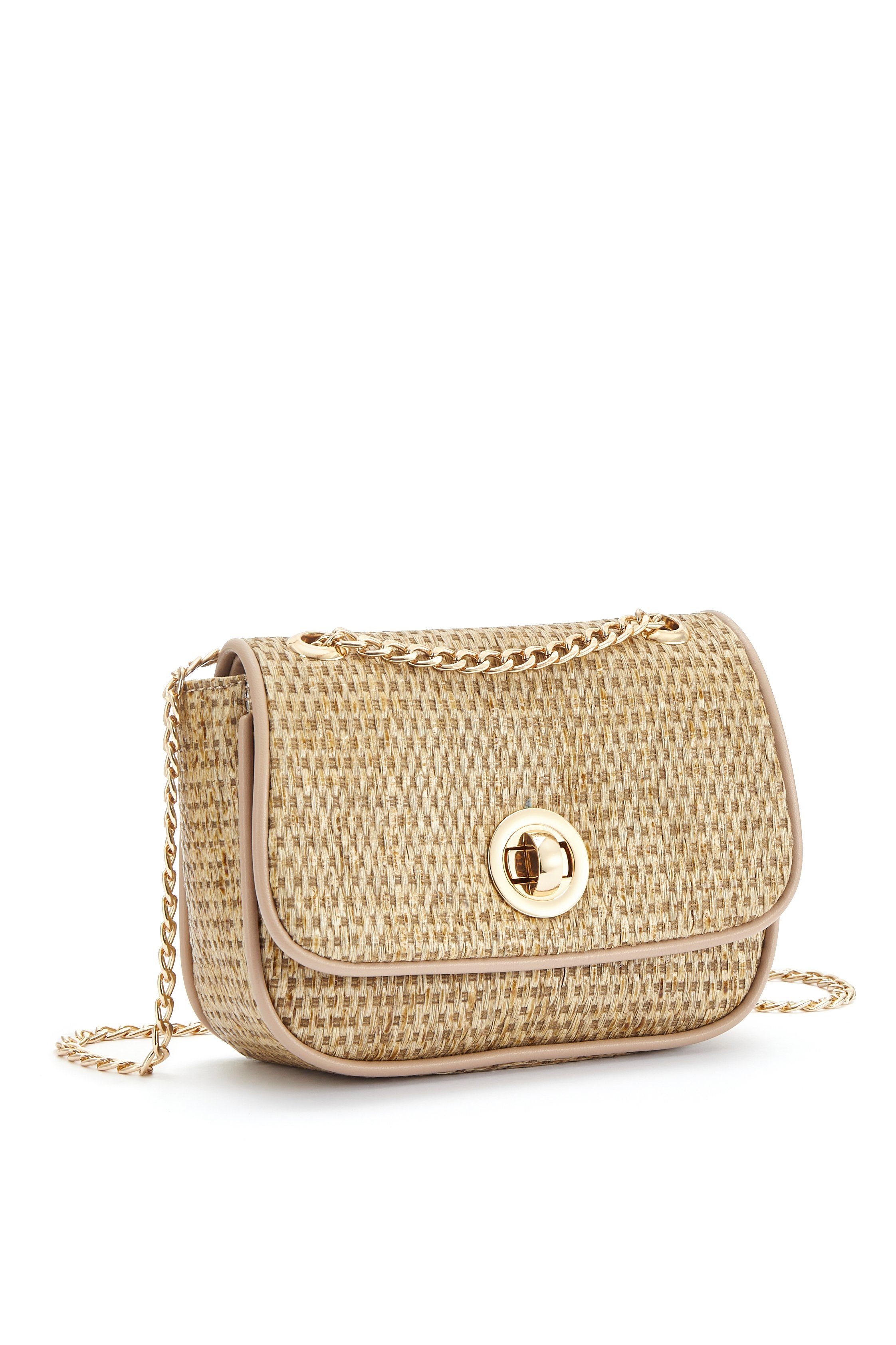 Vivance Umhängetasche, in Bastoptik,Strandtasche,Handtasche,Schultertasche, Tragetasche VEGAN