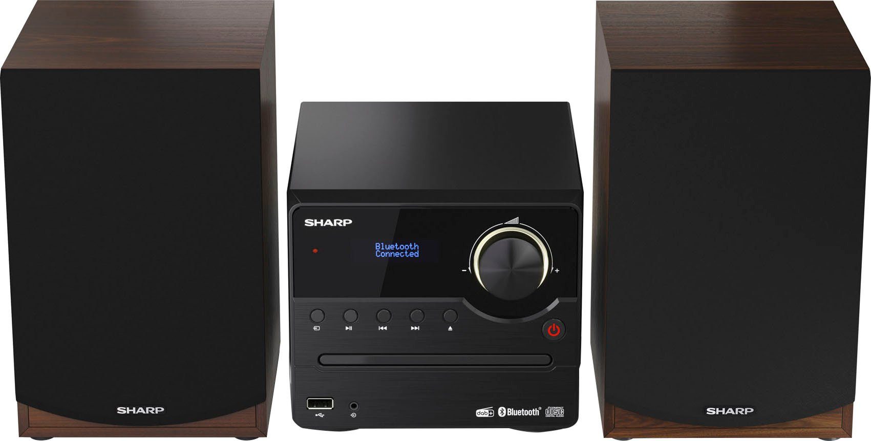 Sharp Audio-System XL-B517D Mikro 2.0 (45 W, Bluetooth)
