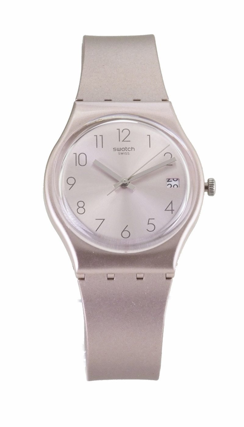Swatch Quarzuhr Swatch Damen Quarz Uhr GP403 PINKBAYA X123, (Silber)