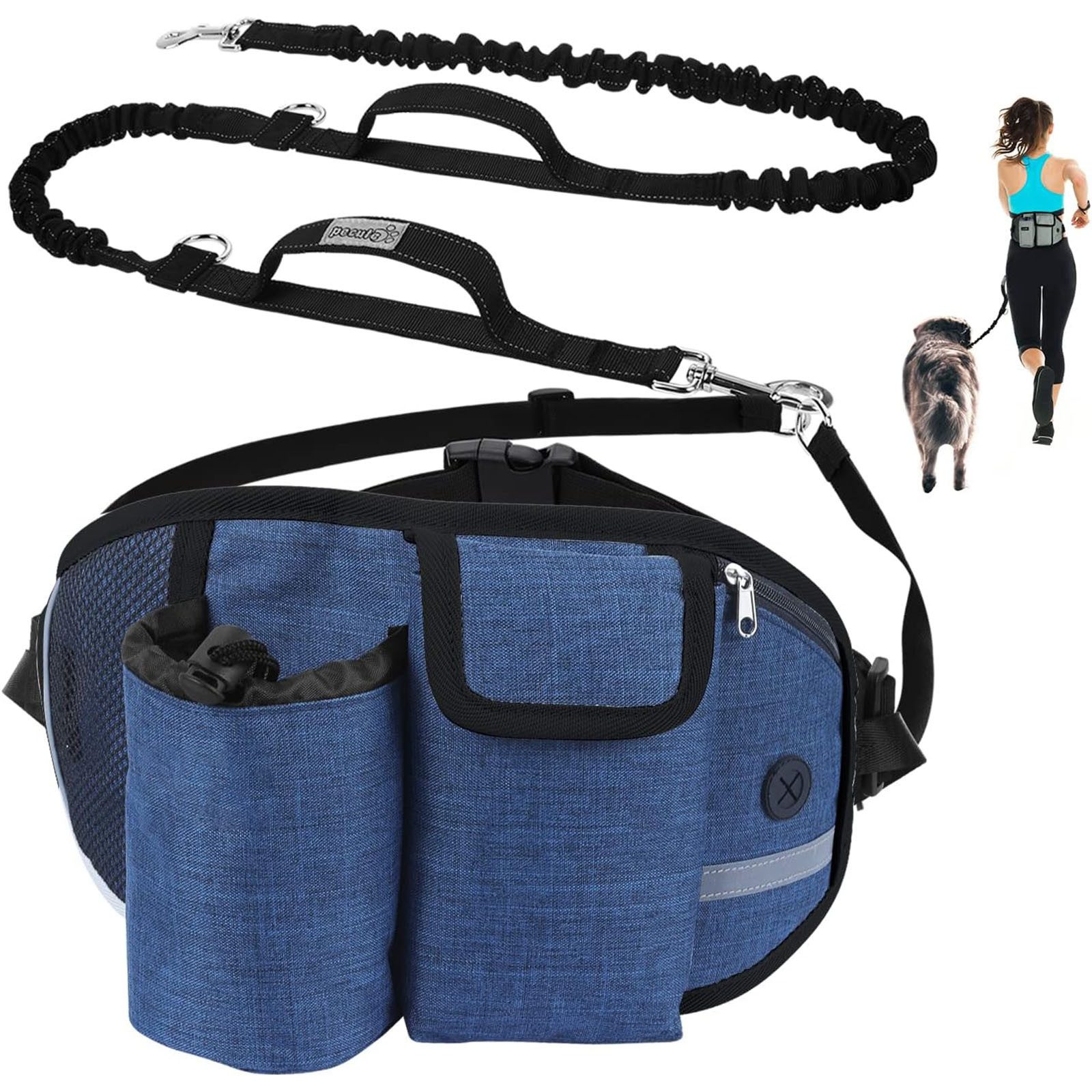 HAUSS SPOLE Hundeleine Hunde-Geschirr Joggingleine mit günstig online kaufen