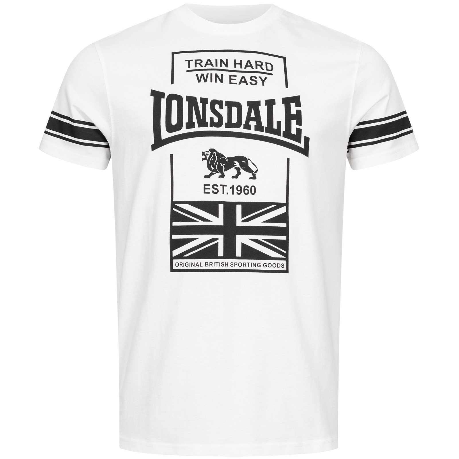 1-tlg) (1 T-Shirt Stück, T-Shirt Charmouth weiß Lonsdale Lonsdale