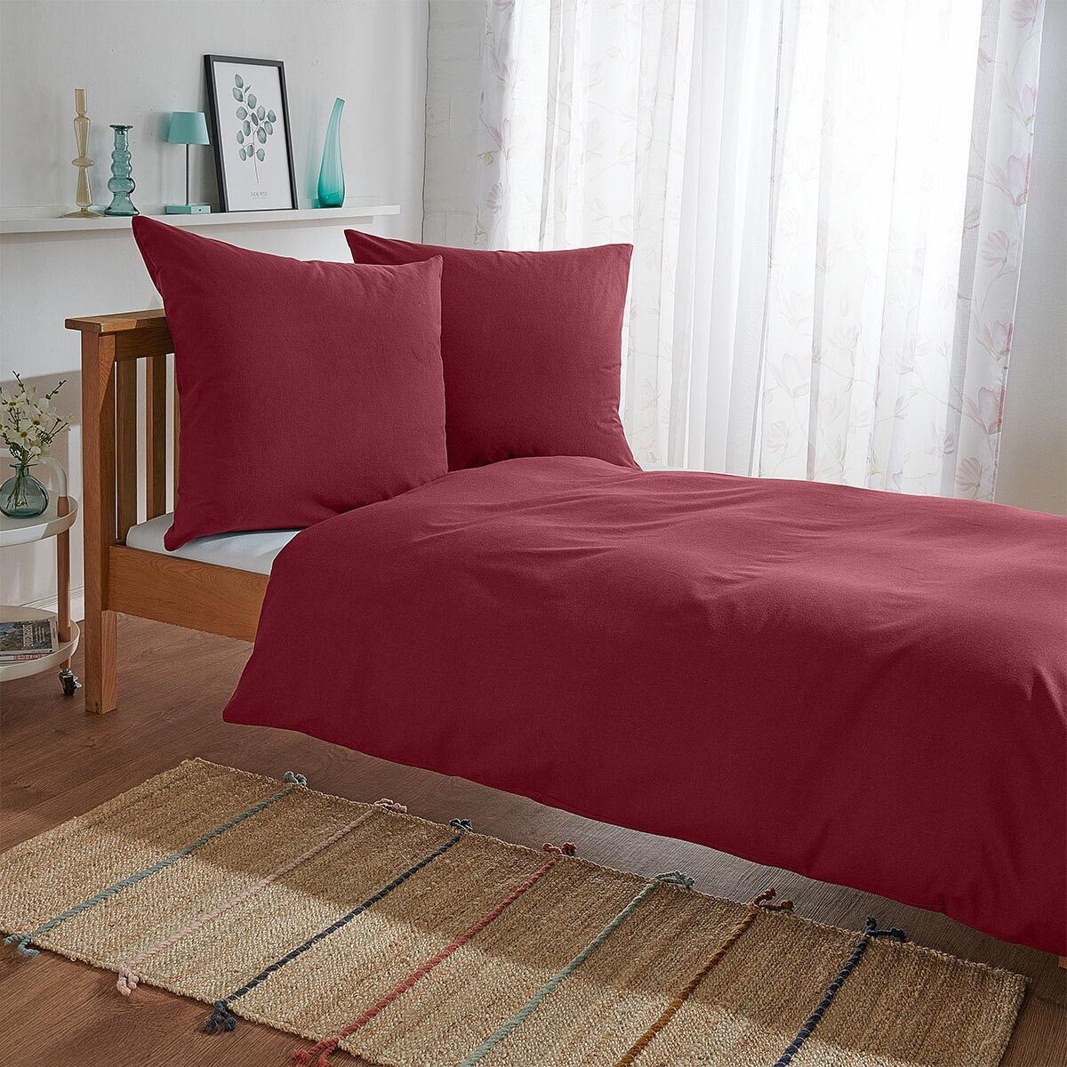 TRAUMSCHLAF Bettwäsche Uni Feinbiber, Biber, 3 teilig, feine warme weiche B günstig online kaufen