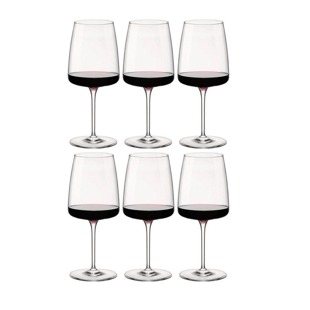 Bormioli Rocco Weinglas Bormioli Rocco Nexo Bordeauxglas 540 ml 6er Set, Glas