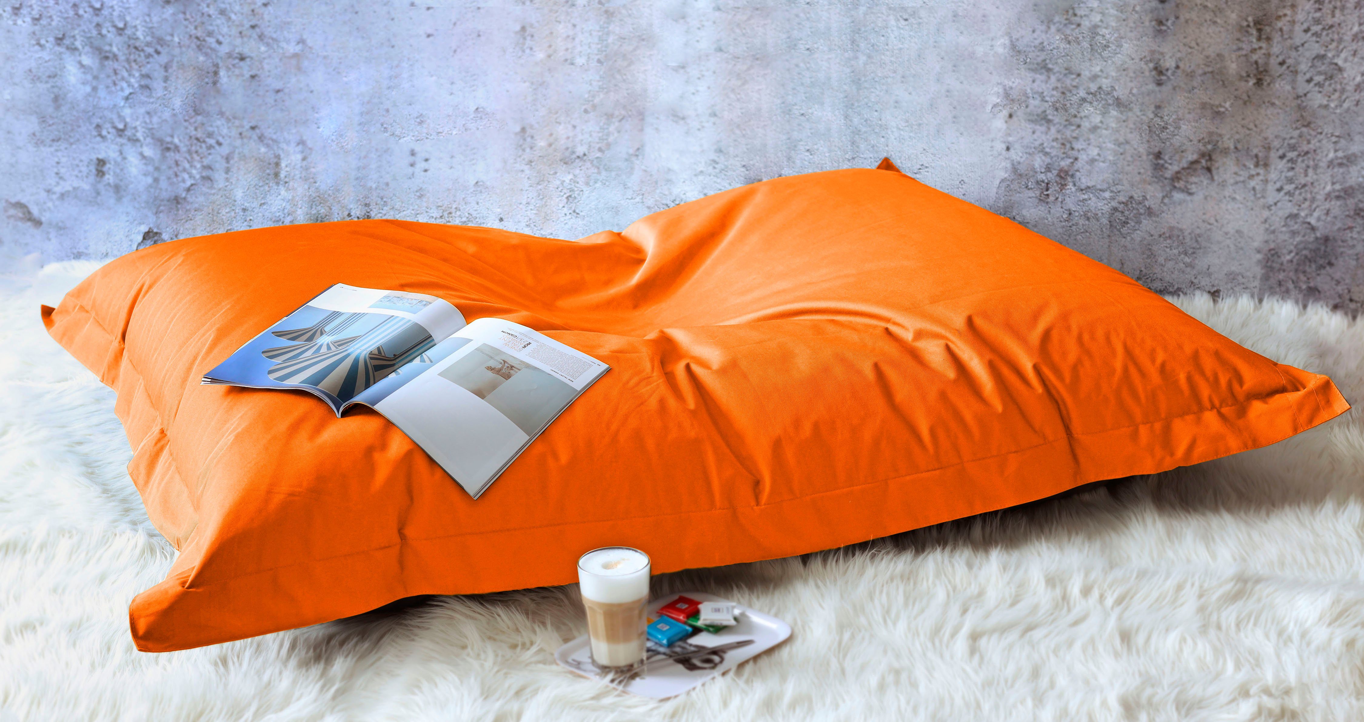 KiNZLER Sitzsack Outdoorfähiger XXL (1 St) orange