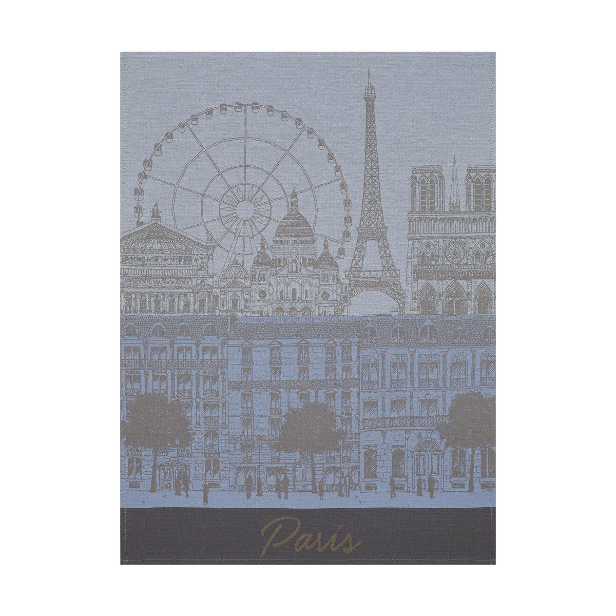 Le Jacquard Francais Geschirrtuch Geschirrtuch Paris Panorama Ciel 60x80 cm, (1-tlg., 1 x Geschirrtuch), jacquard-gewebt | Geschirrtücher