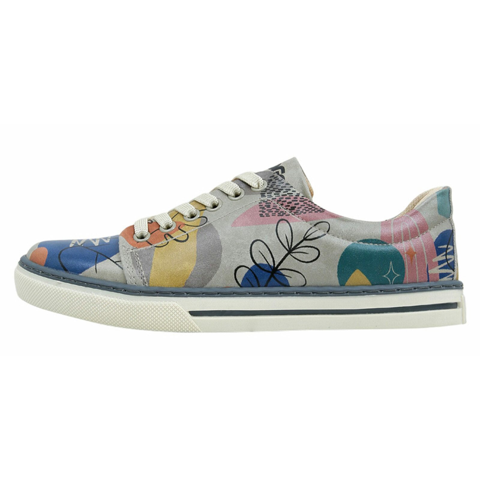 Classic Schnürsneaker Abstract Leaves Damen Sneaker Sneaker