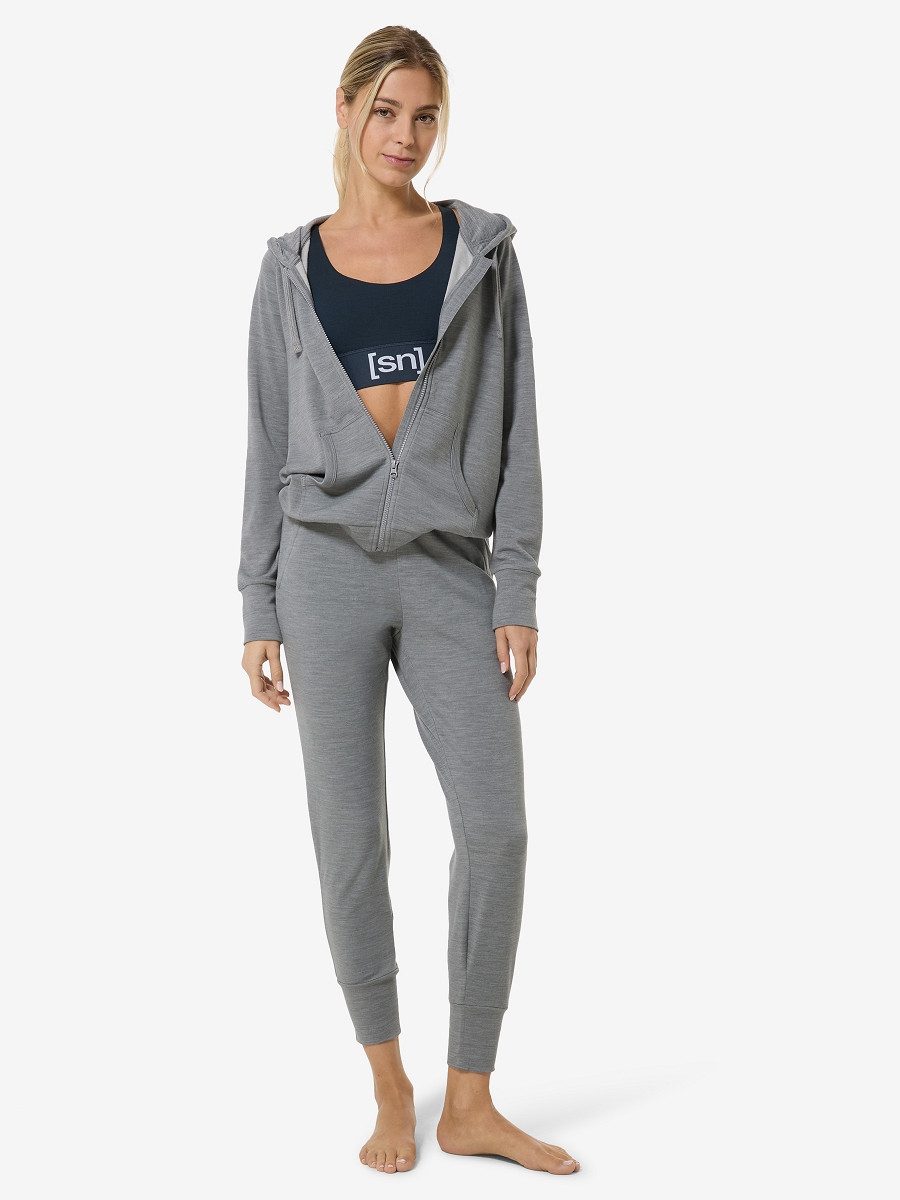 SUPER.NATURAL Jogginghose für Damen, Merino EVERYDAY bequem, atmungsaktiv