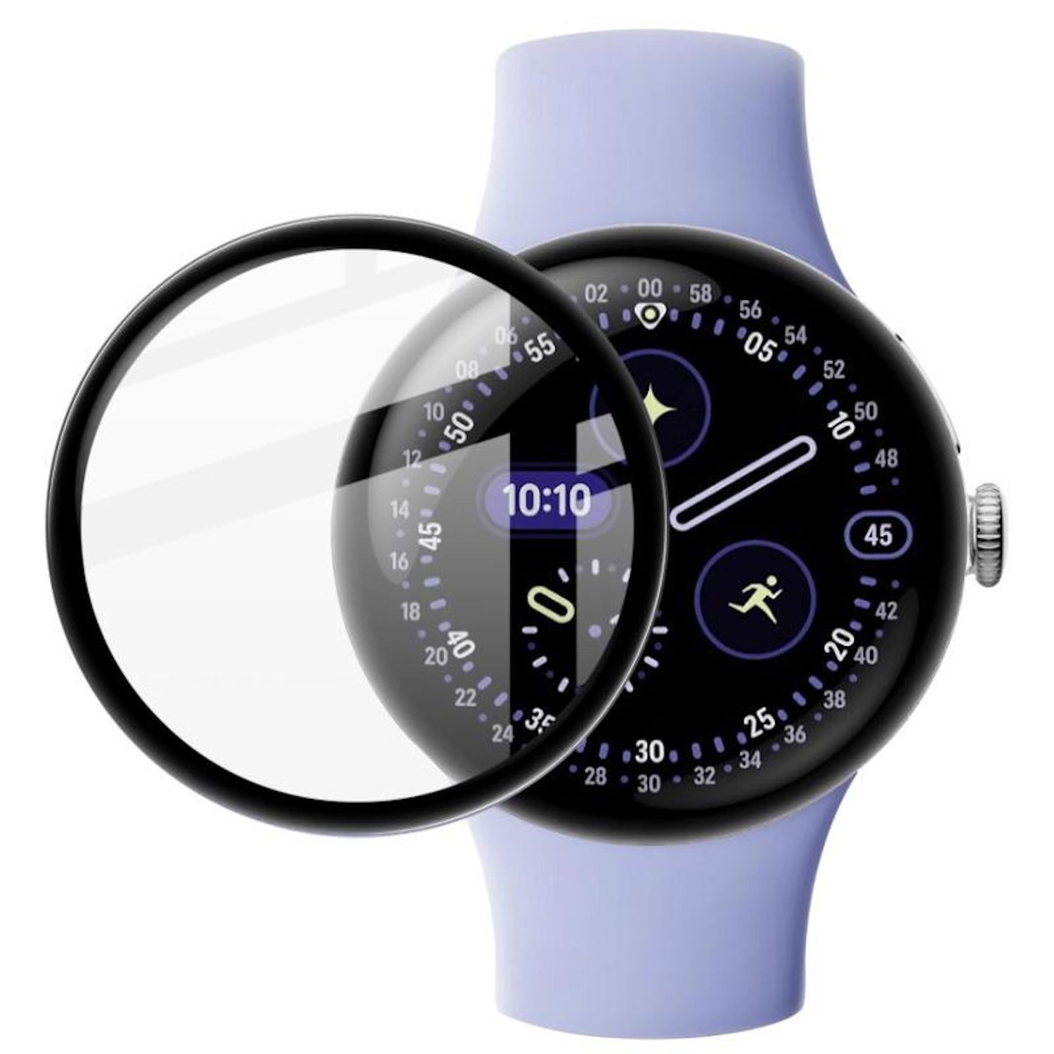 Smartwatch-Hülle Für Google Pixel Watch 4 41mm IMAK Plexiglas Display HD Schutz Folie
