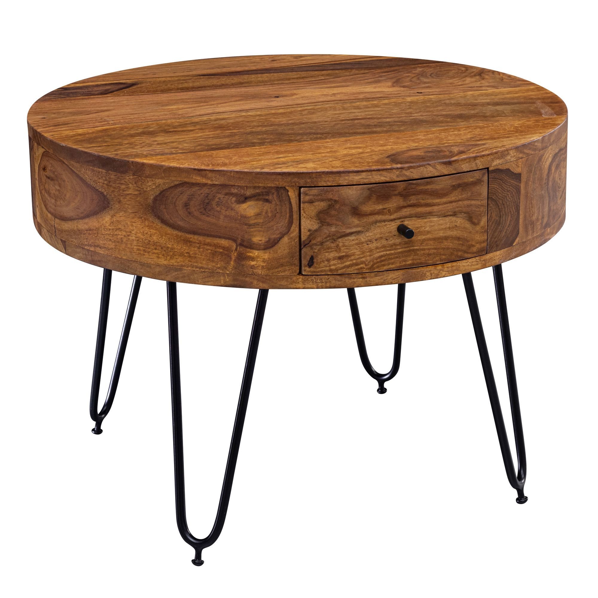 FINEBUY Couchtisch FB54842 (Massivholz / Metall günstig online kaufen