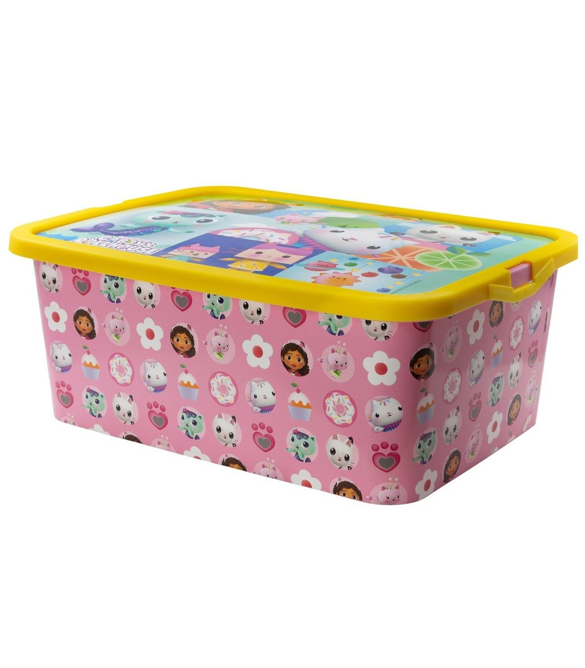 Dreamworks Gabby’s Dollhouse Aufbewahrungsbox 13 l Kinderzimmer Box für Spielzeug
